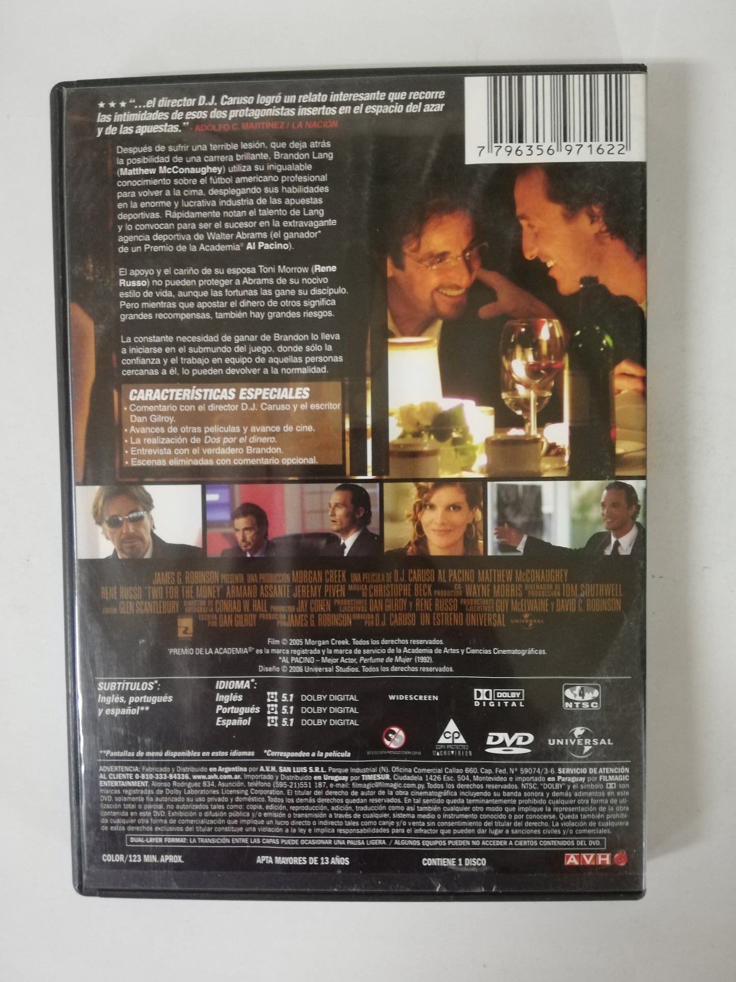 DVD DOS POR EL DINERO