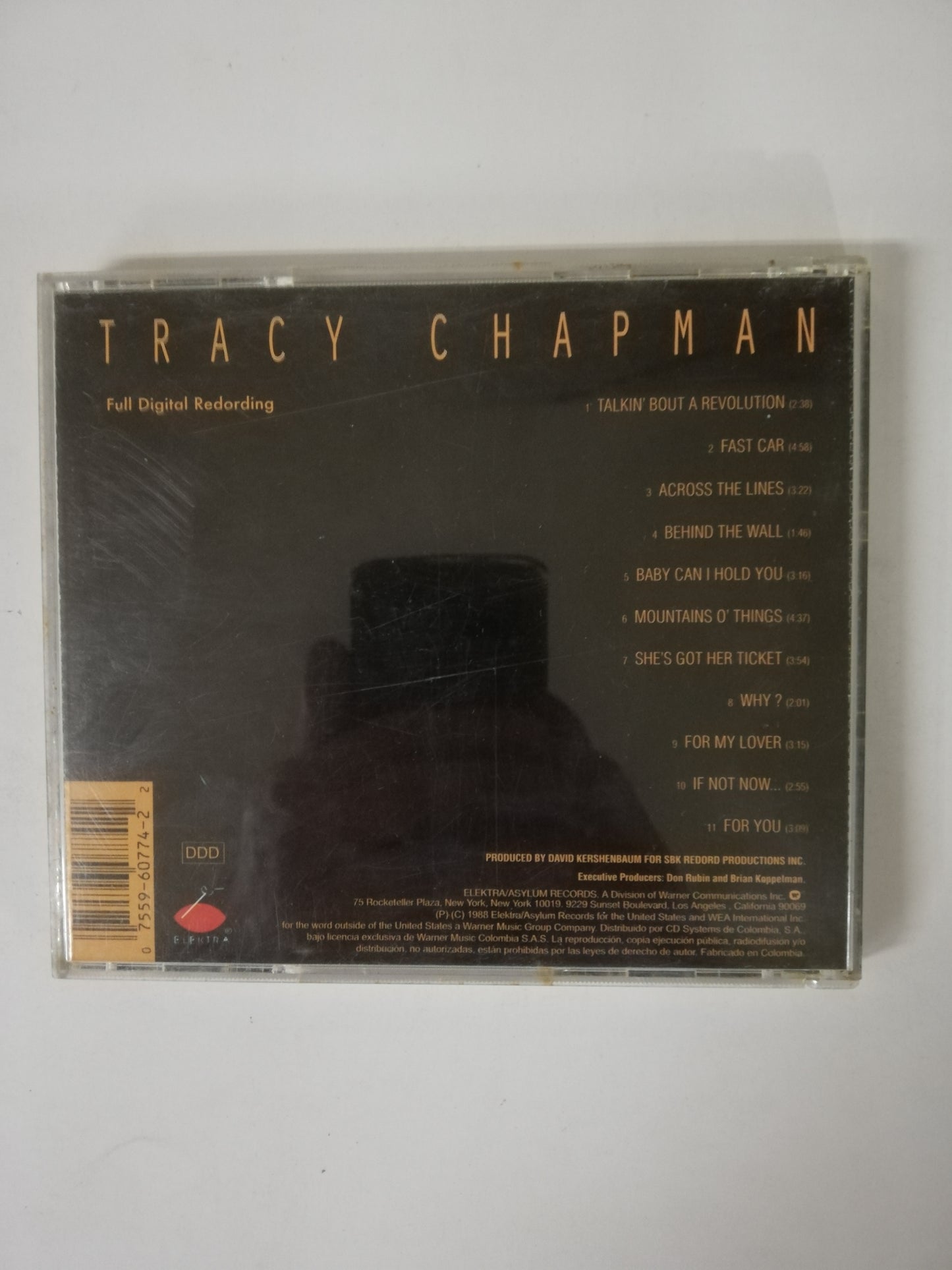 CD TRACY CHAPMAN - TRACY CHAPMAN