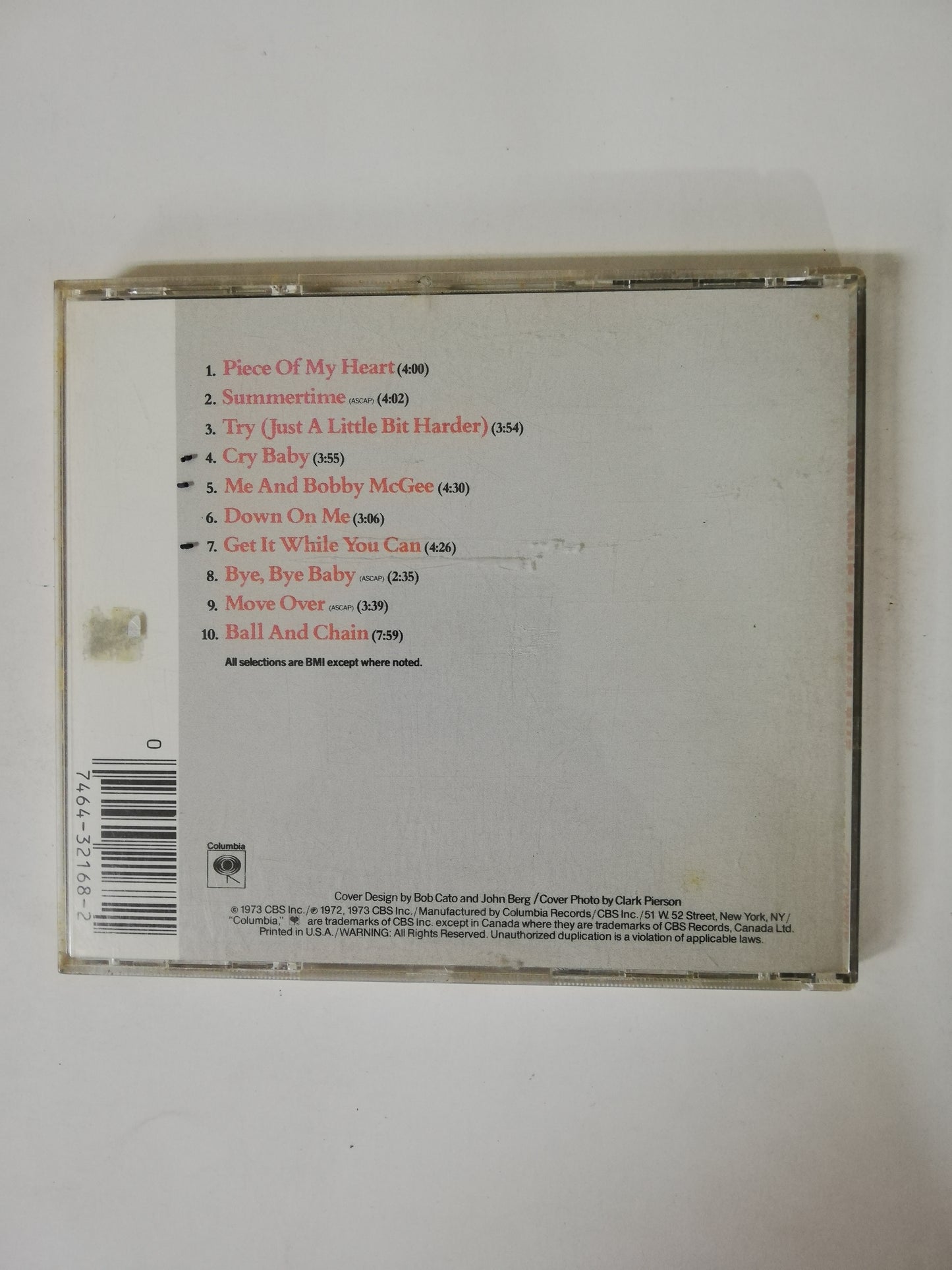 CD JANIS JOPLIN - GREATEST HITS