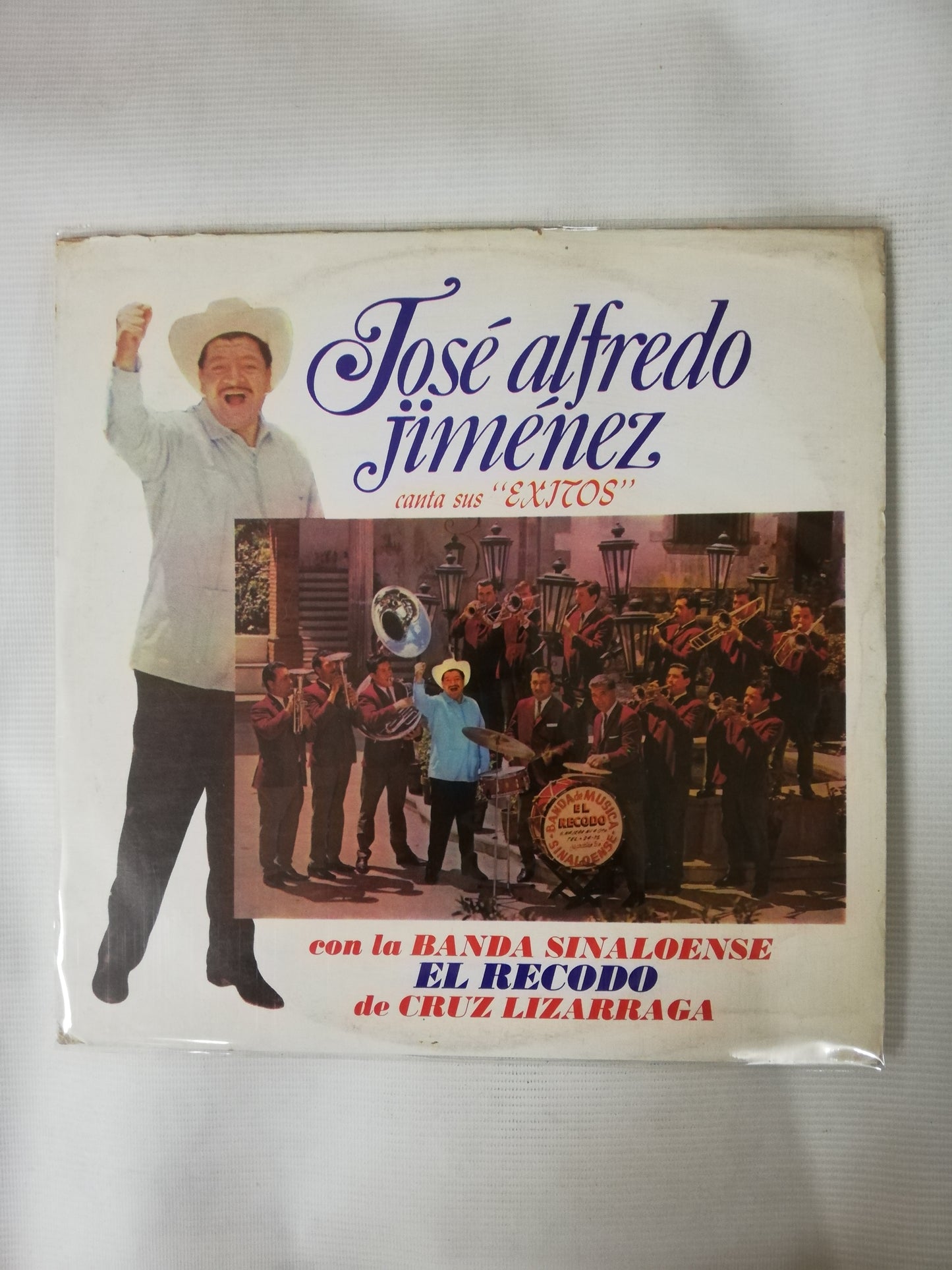 LP JOSÉ ALFREDO JIMENEZ - CANTA SUS EXITOS CON LA BANDA SINALOENSE EL RECODO DE CRUZ LIZARRAGA
