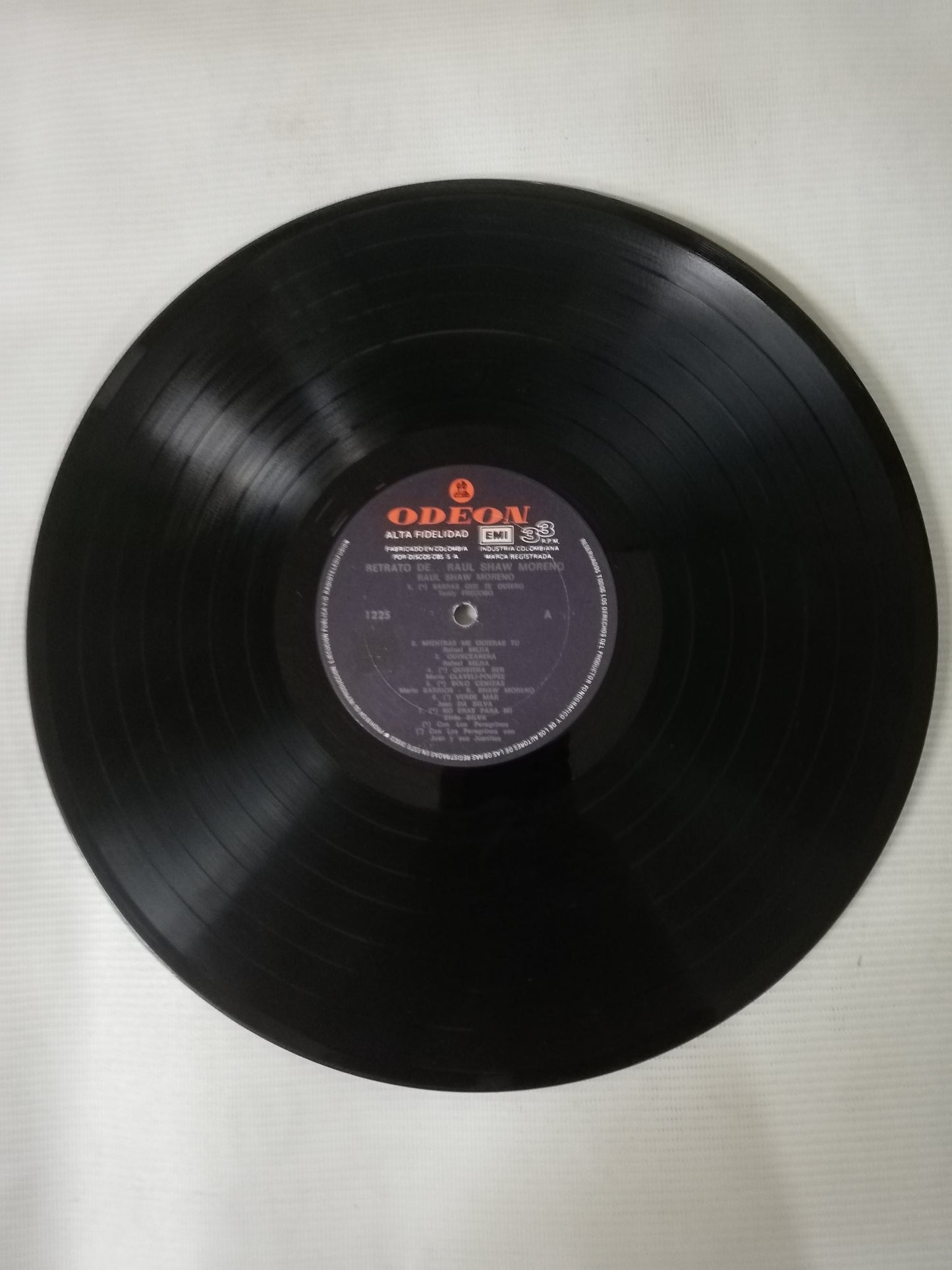 LP RAUL SHAW MORENO - EL RETRATO DE RAUL SHAW MORENO