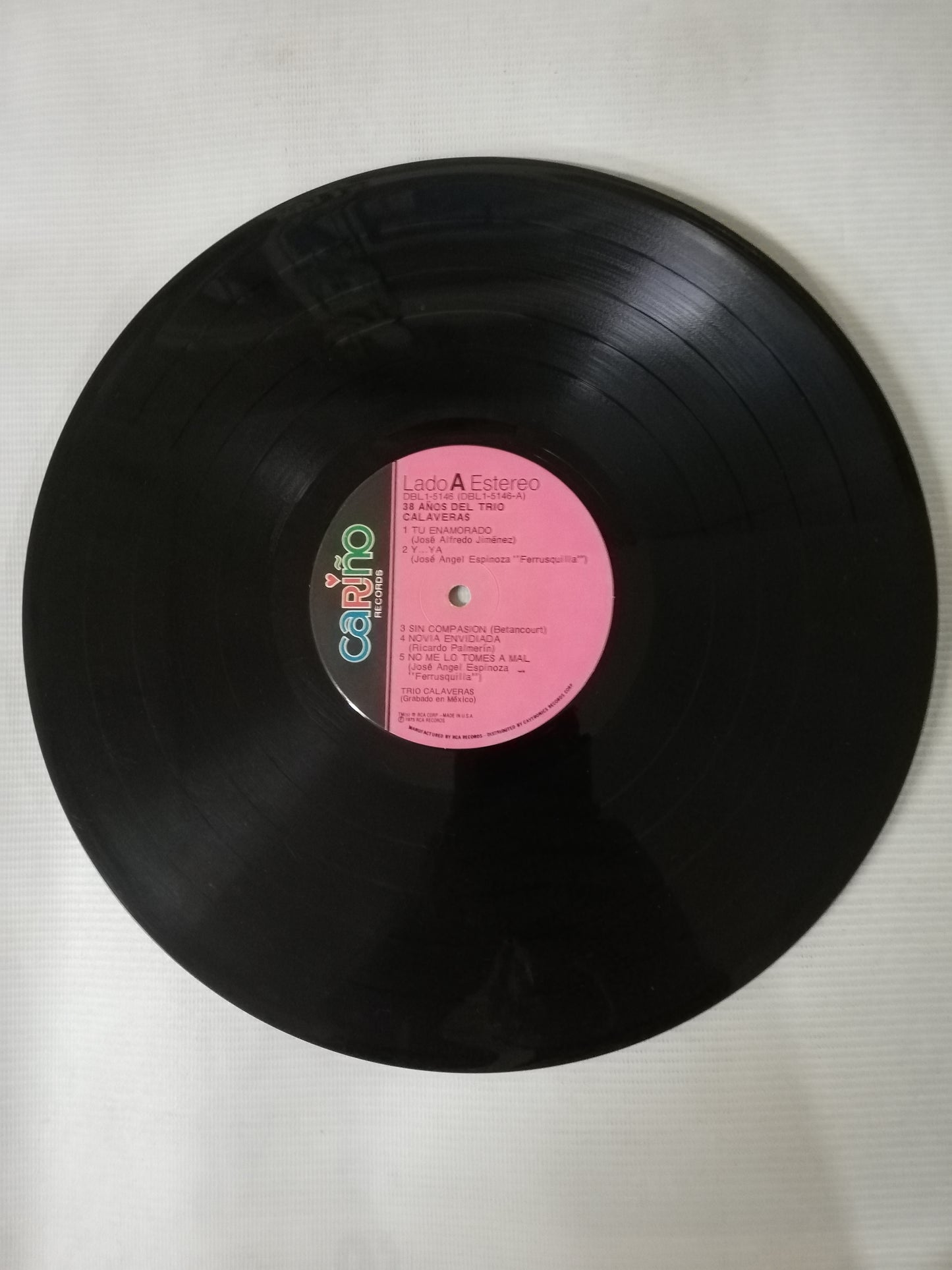 LP TRIO CALAVERAS - 38 AÑOS DEL TRIO CALAVERAS