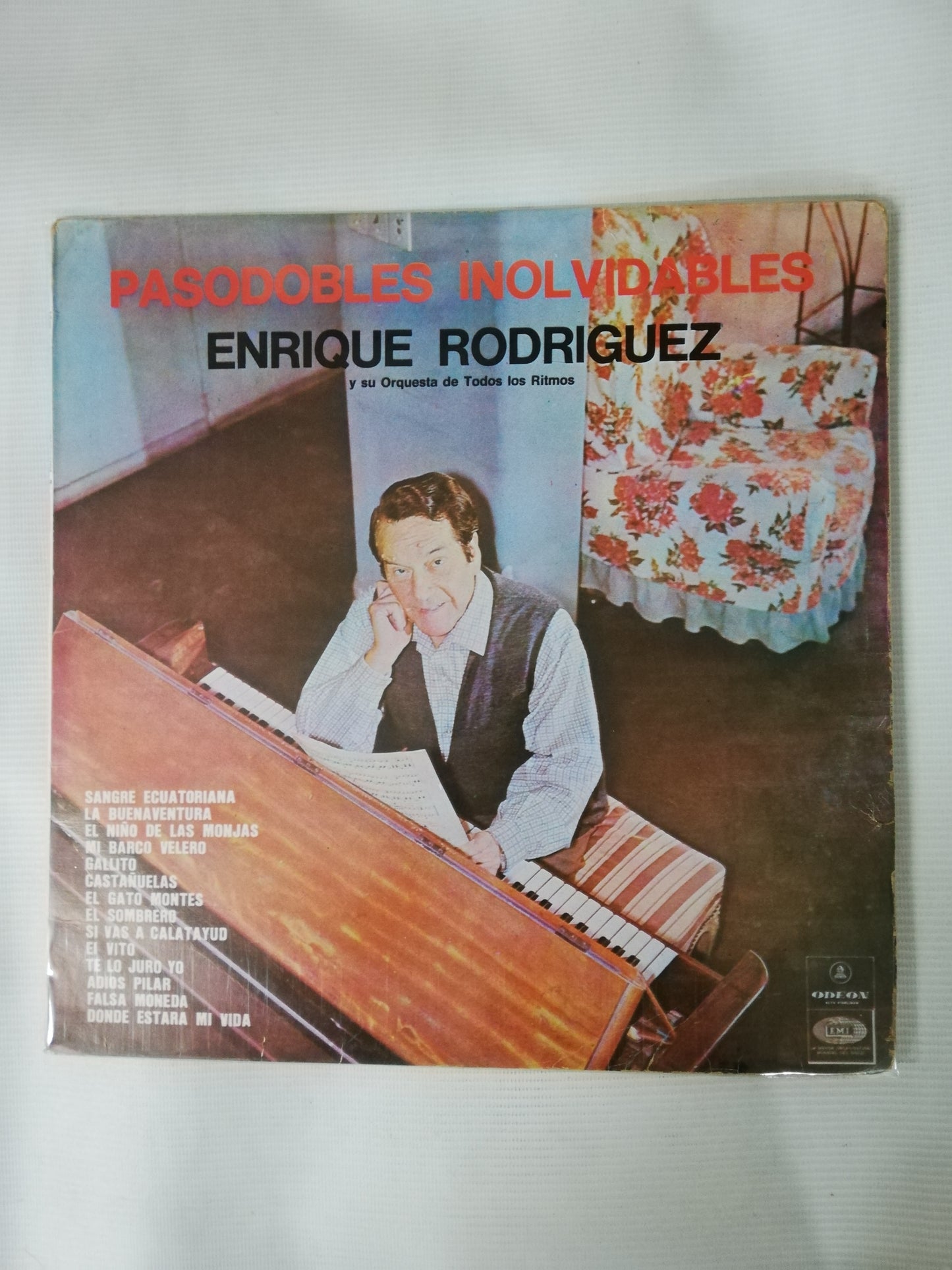LP ENRIQUE RODRIGUEZ Y SU ORQUESTA DE TODOS LOS RITMOS - PASODOBLES INOLVIDABLES