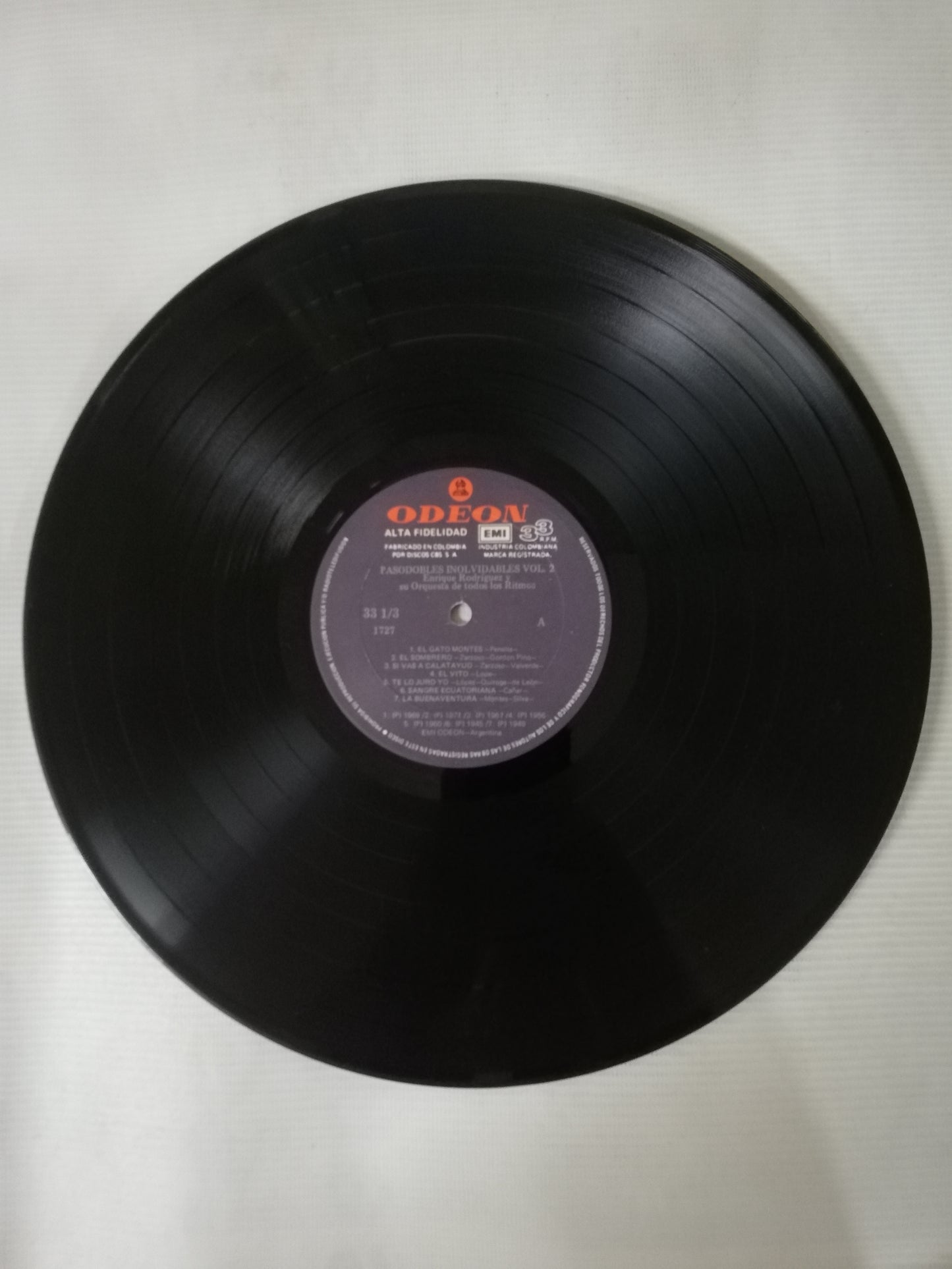 LP ENRIQUE RODRIGUEZ Y SU ORQUESTA DE TODOS LOS RITMOS - PASODOBLES INOLVIDABLES