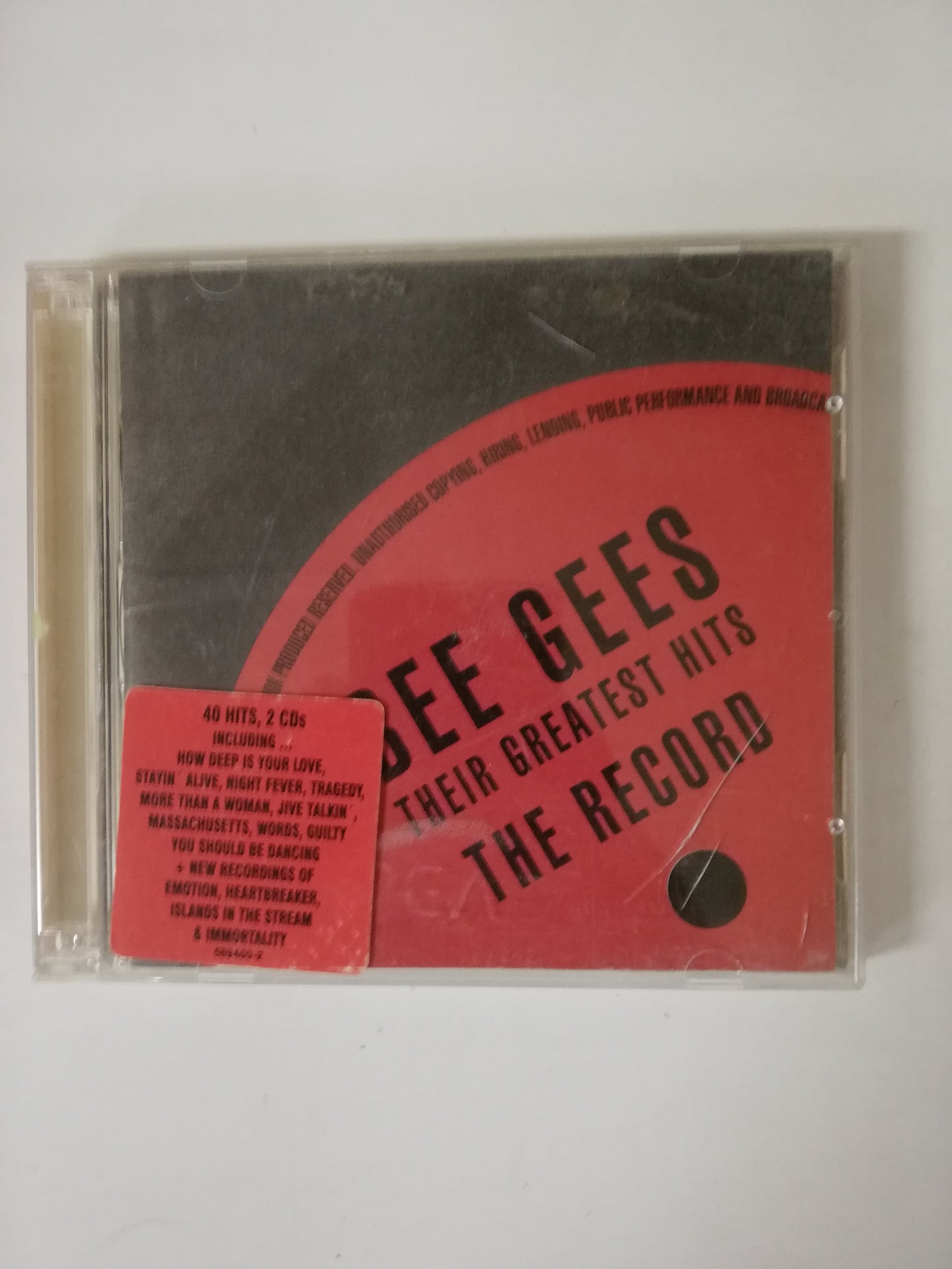 CD BEE GEES - THEIR GREATEST HITS THE RECORD - CD X 2