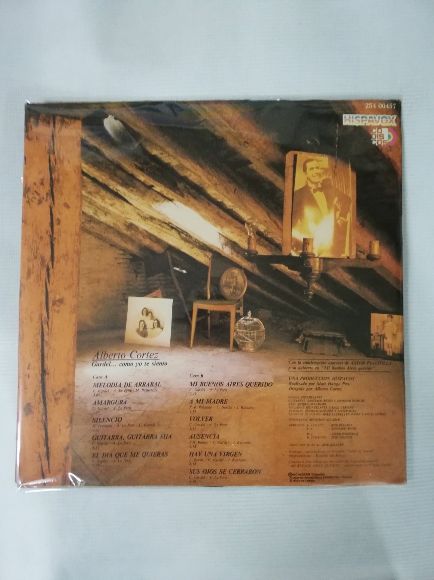 LP ALBERTO CORTEZ - GARDEL...COMO YO TE SIENTO