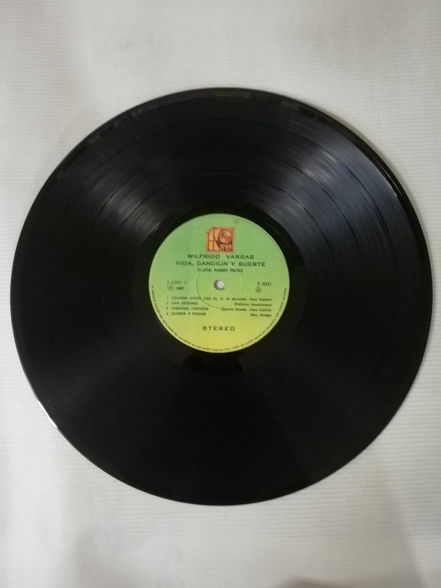 LP WILFRIDO VARGAS - VIDA, CANCIÓN Y SUERTE - CANTA: RUBBY PEREZ