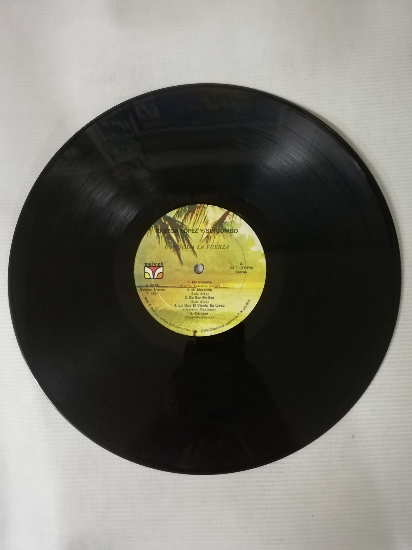 LP PASTOR LOPEZ Y SU COMBO - CON TODA LA FUERZA