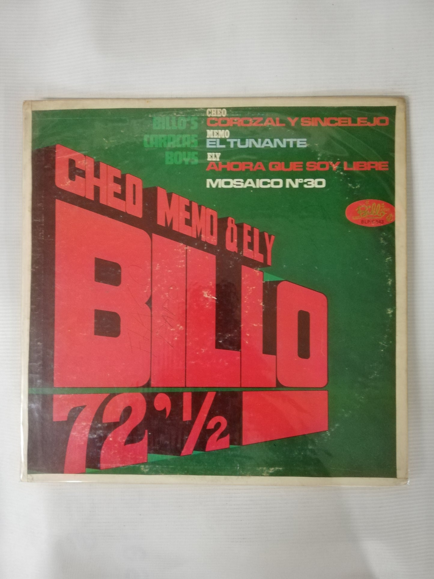 LP BILLO´S CARACAS BOYS - BILLO 72 1/2