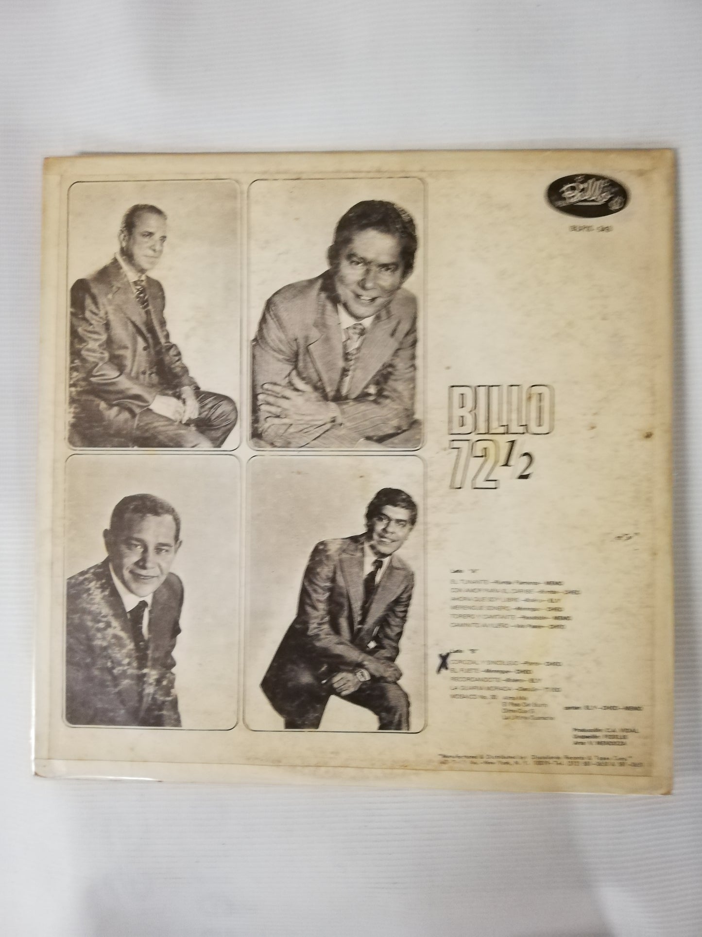 LP BILLO´S CARACAS BOYS - BILLO 72 1/2
