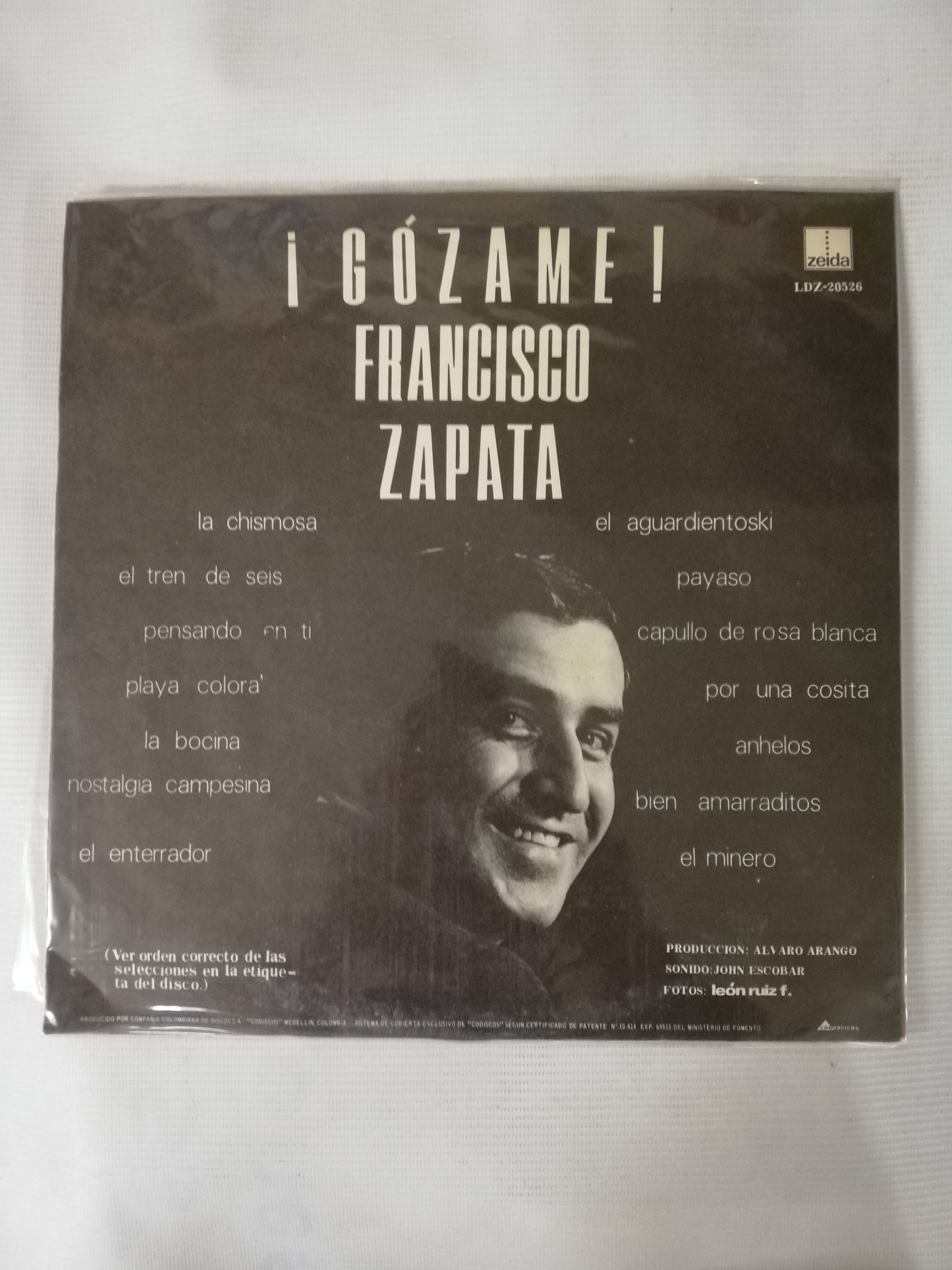 LP FRANCISCO ZAPATA - GOZAME!