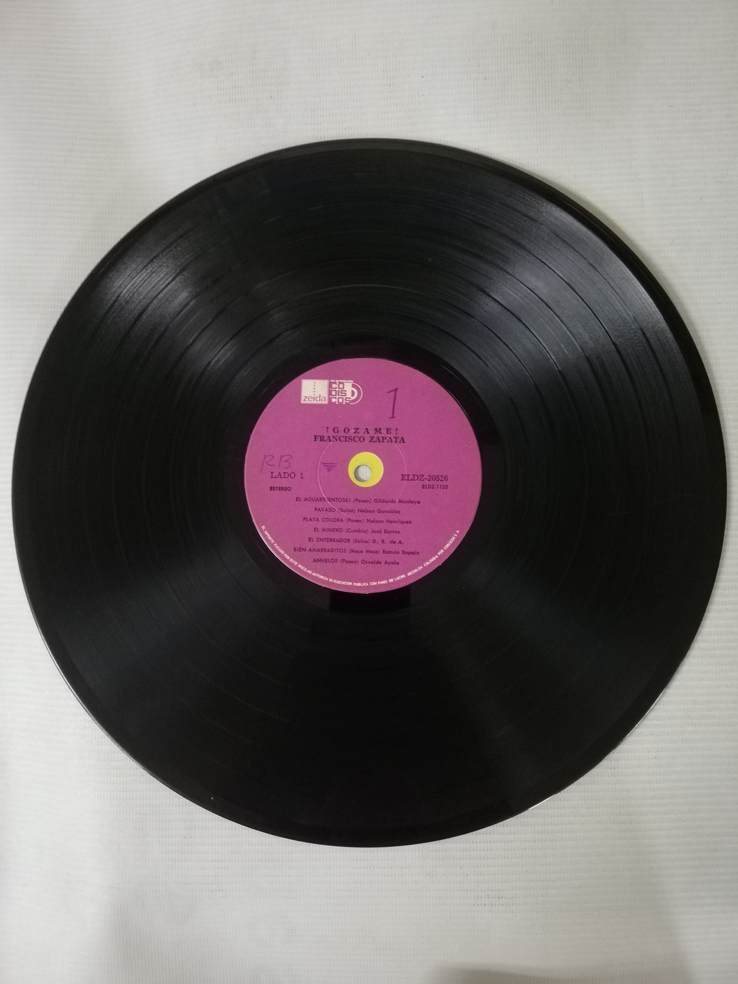 LP FRANCISCO ZAPATA - GOZAME!