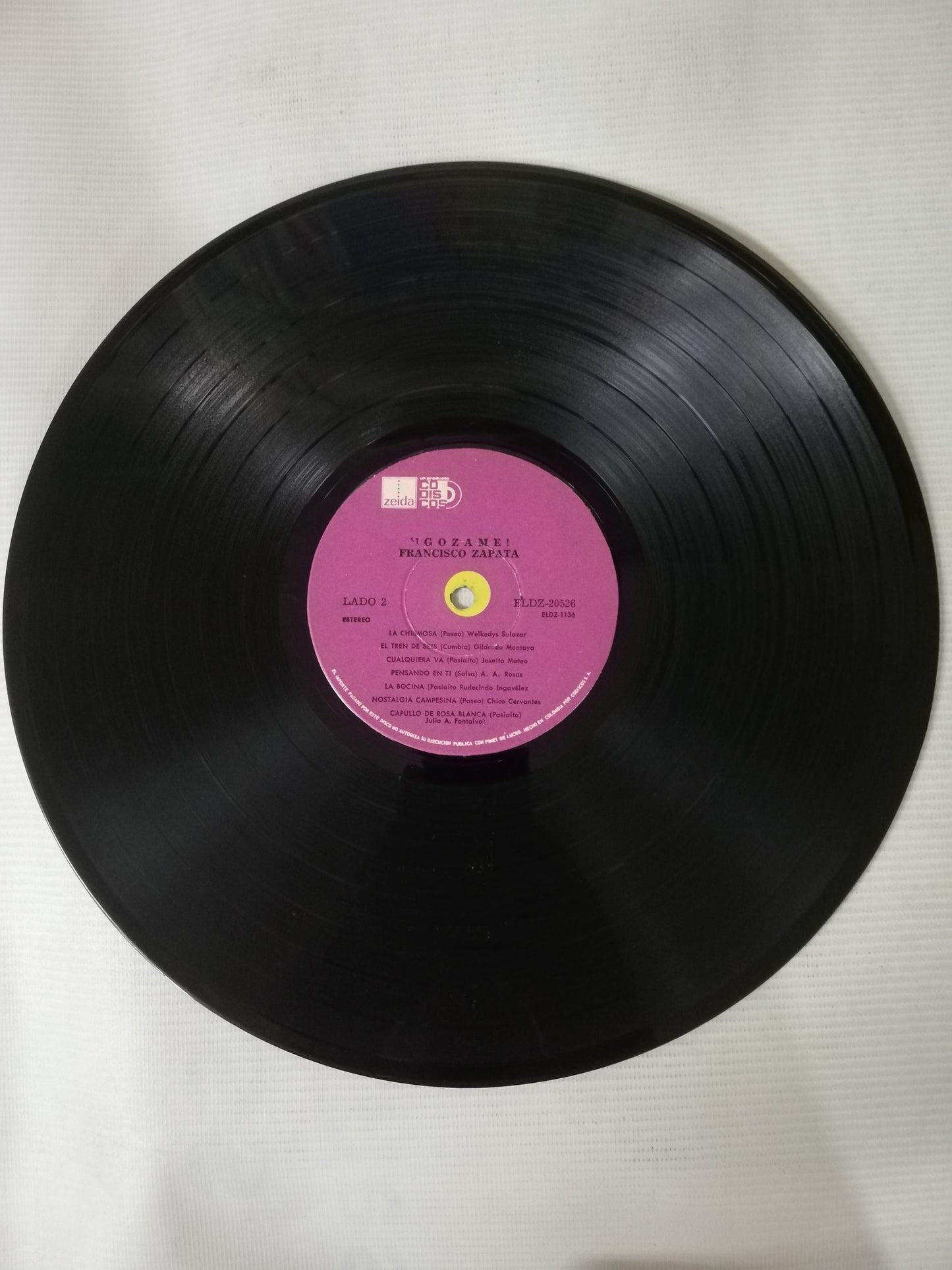 LP FRANCISCO ZAPATA - GOZAME!