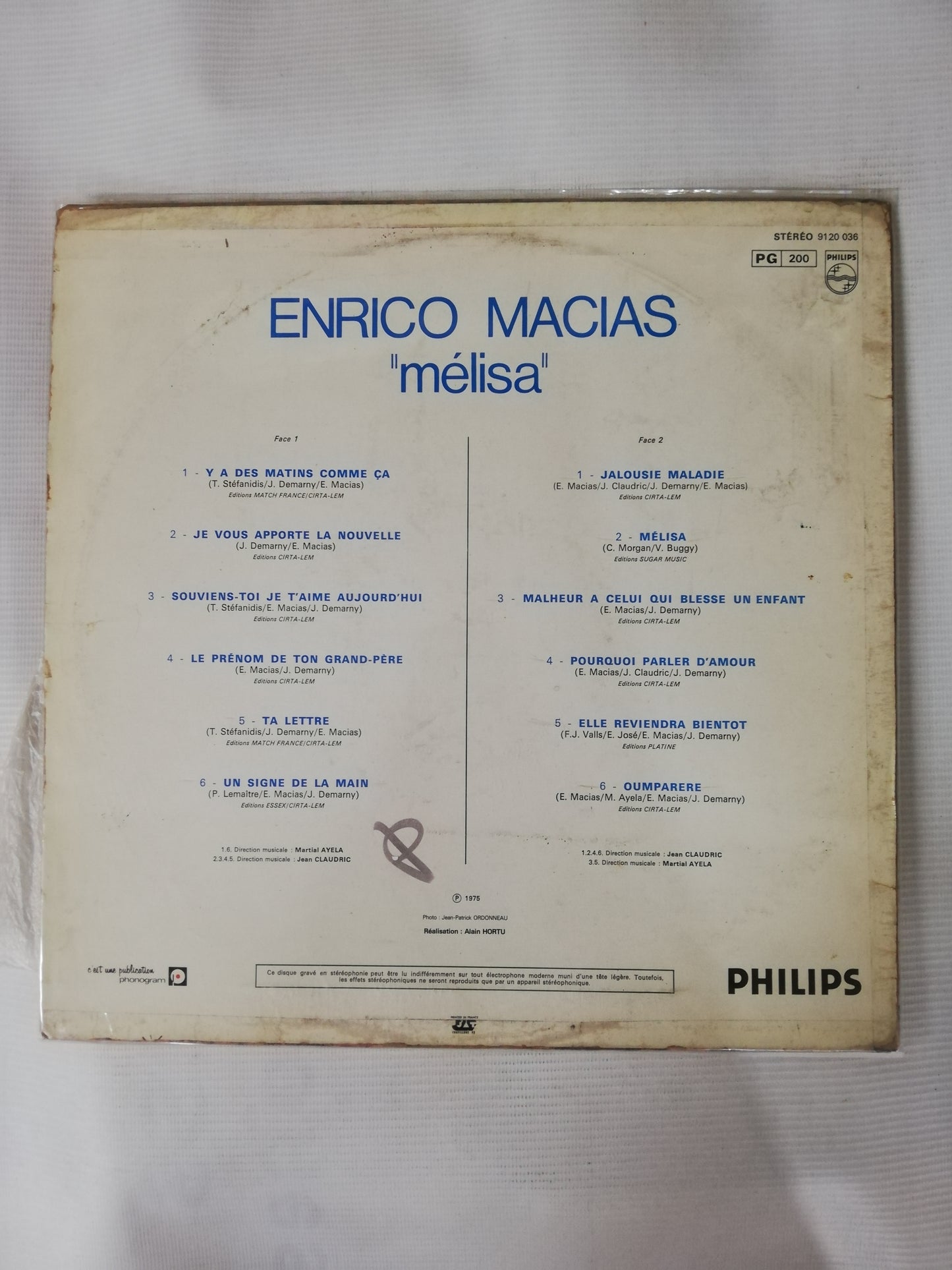 LP ENRICO MACIAS - MELISA