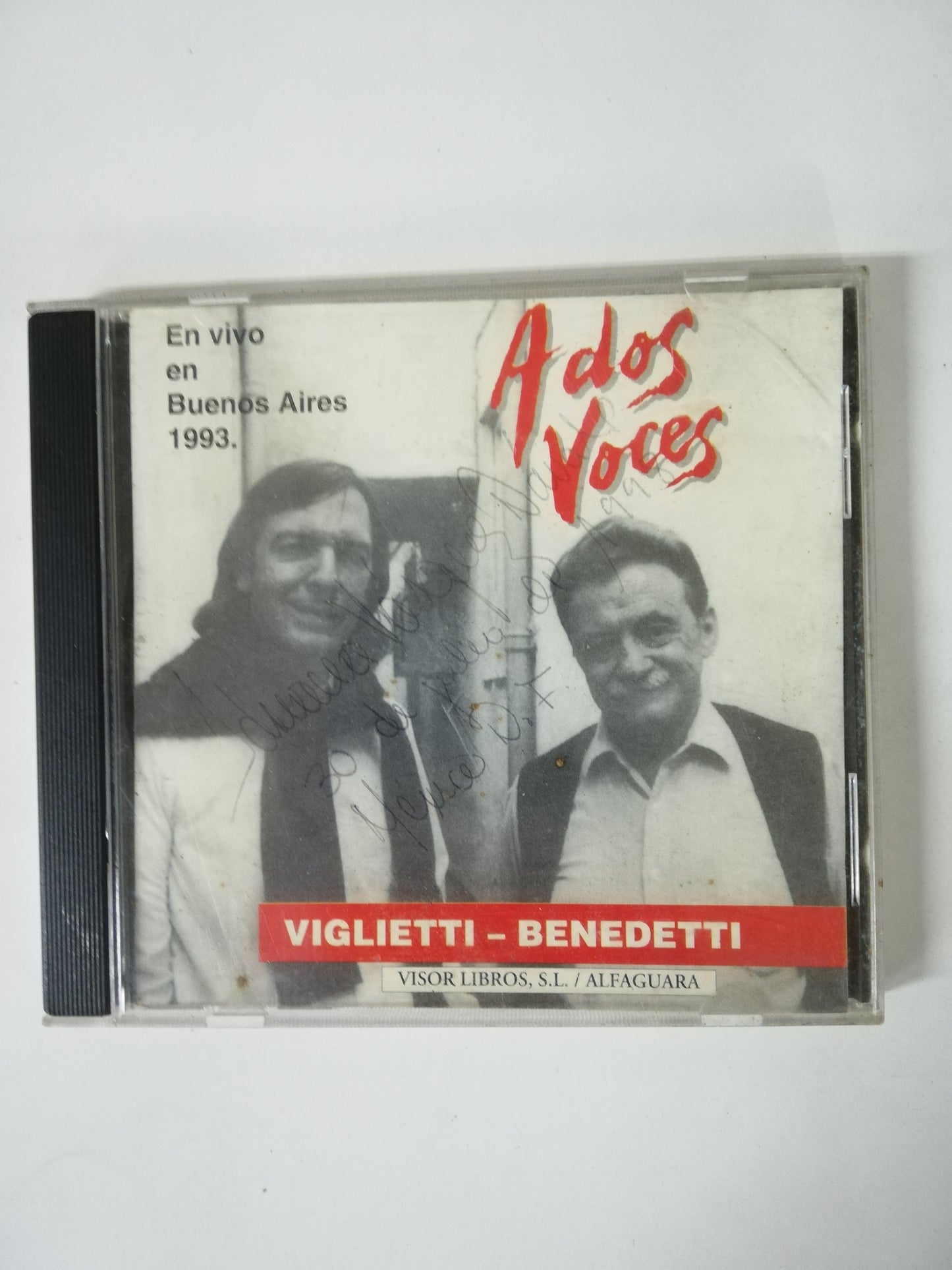 CD VIGILIETTI / BENEDETTI - A DOS VOCES - EN VIVO EN BUENOS AIRES 1993