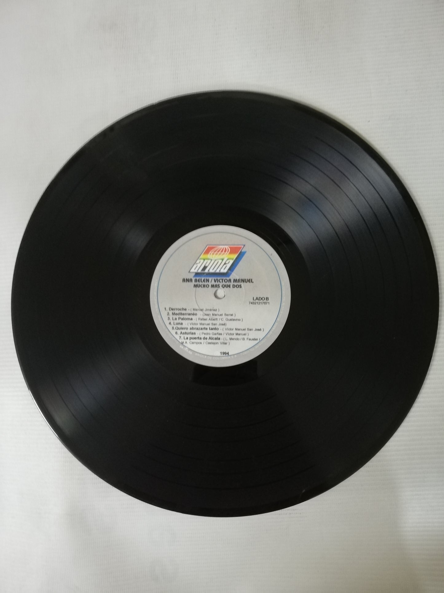 LP ANA BELÉN Y VICTOR MANUEL - MUCHO MAS QUE DOS