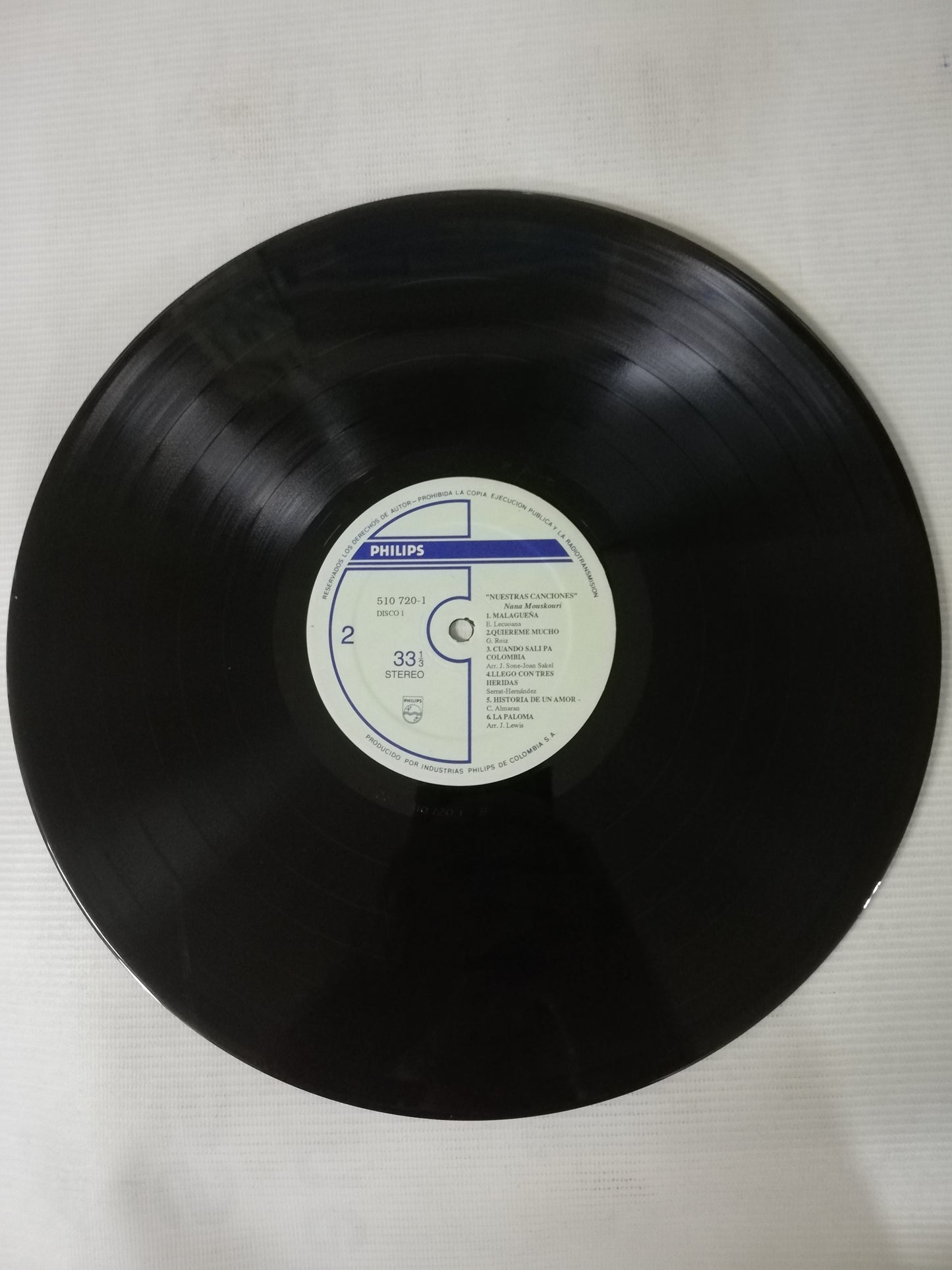 LP NANA MOUSKOURI - NUESTRAS CANCIONES - VINYL X 2