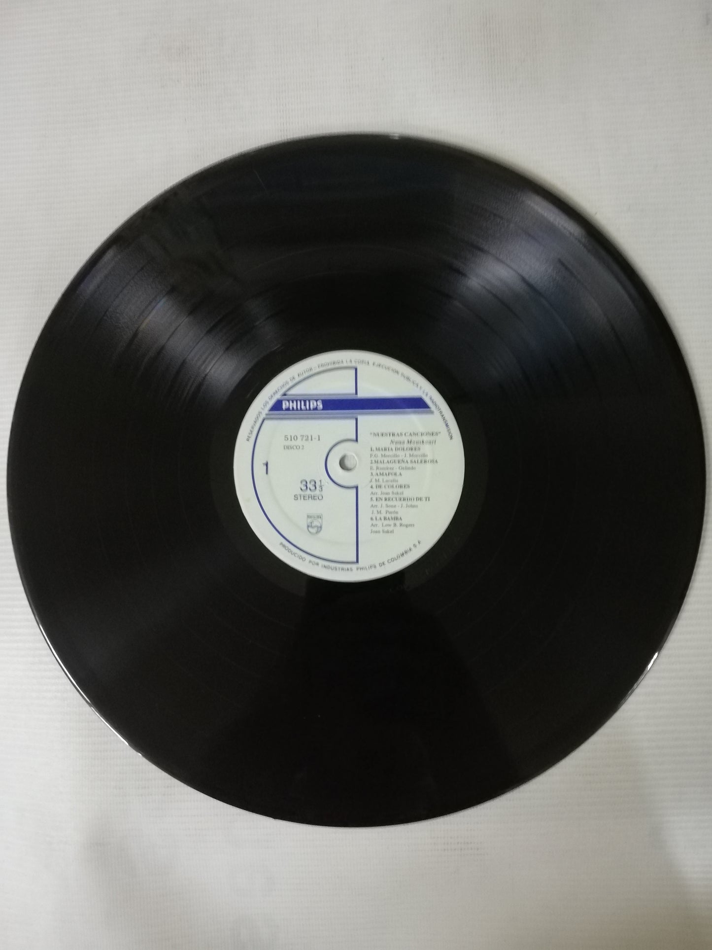 LP NANA MOUSKOURI - NUESTRAS CANCIONES - VINYL X 2