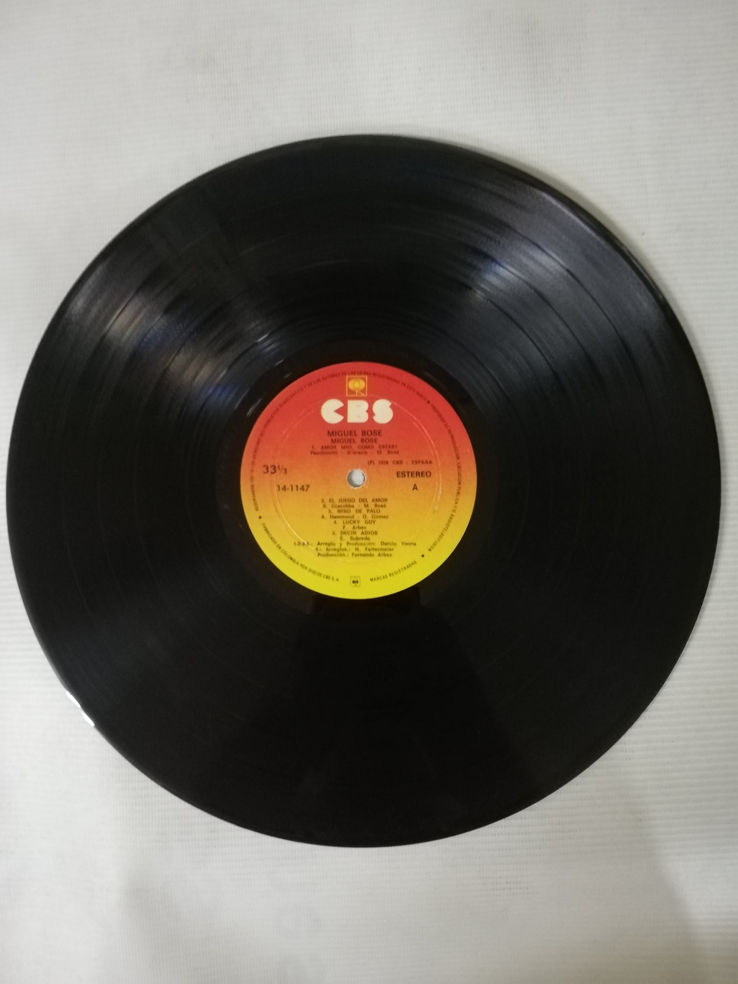 LP MIGUEL BOSÉ - MIGUEL BOSÉ