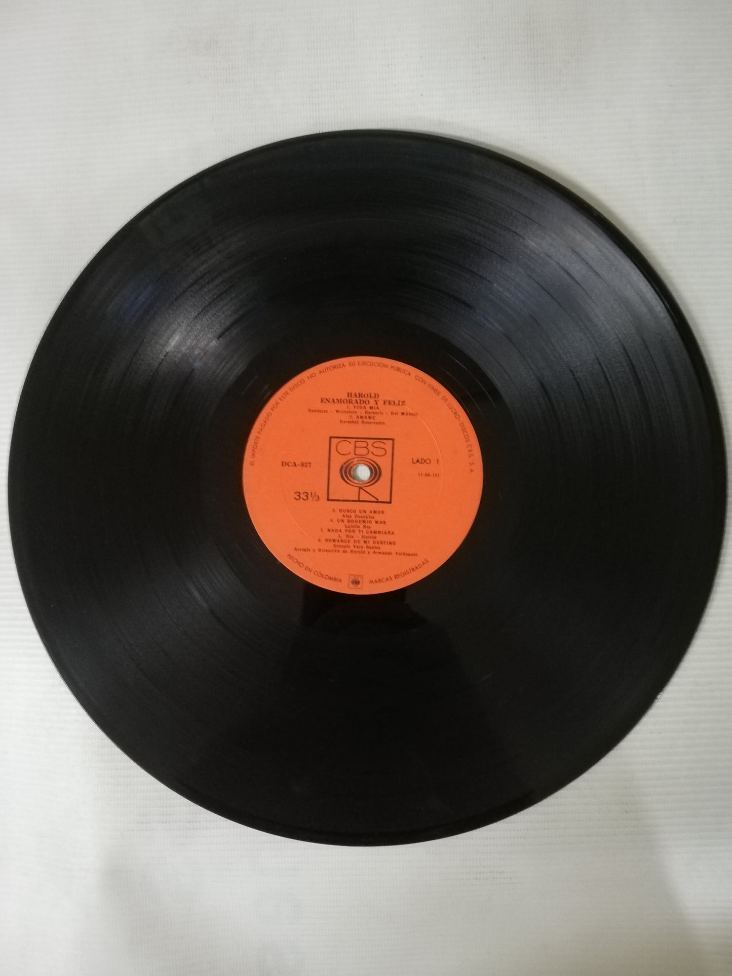 LP HAROLD - ENAMORADO Y FELIZ