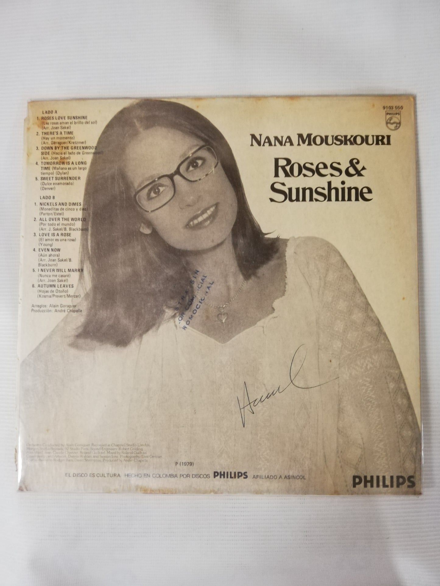 LP NANA MOUSKOURI - ROSES & SUNSHINE