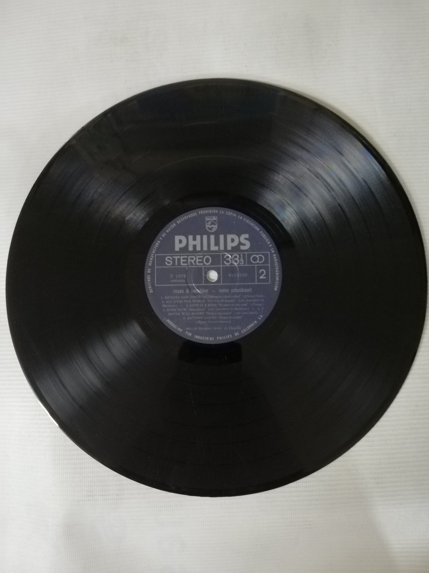 LP NANA MOUSKOURI - ROSES & SUNSHINE