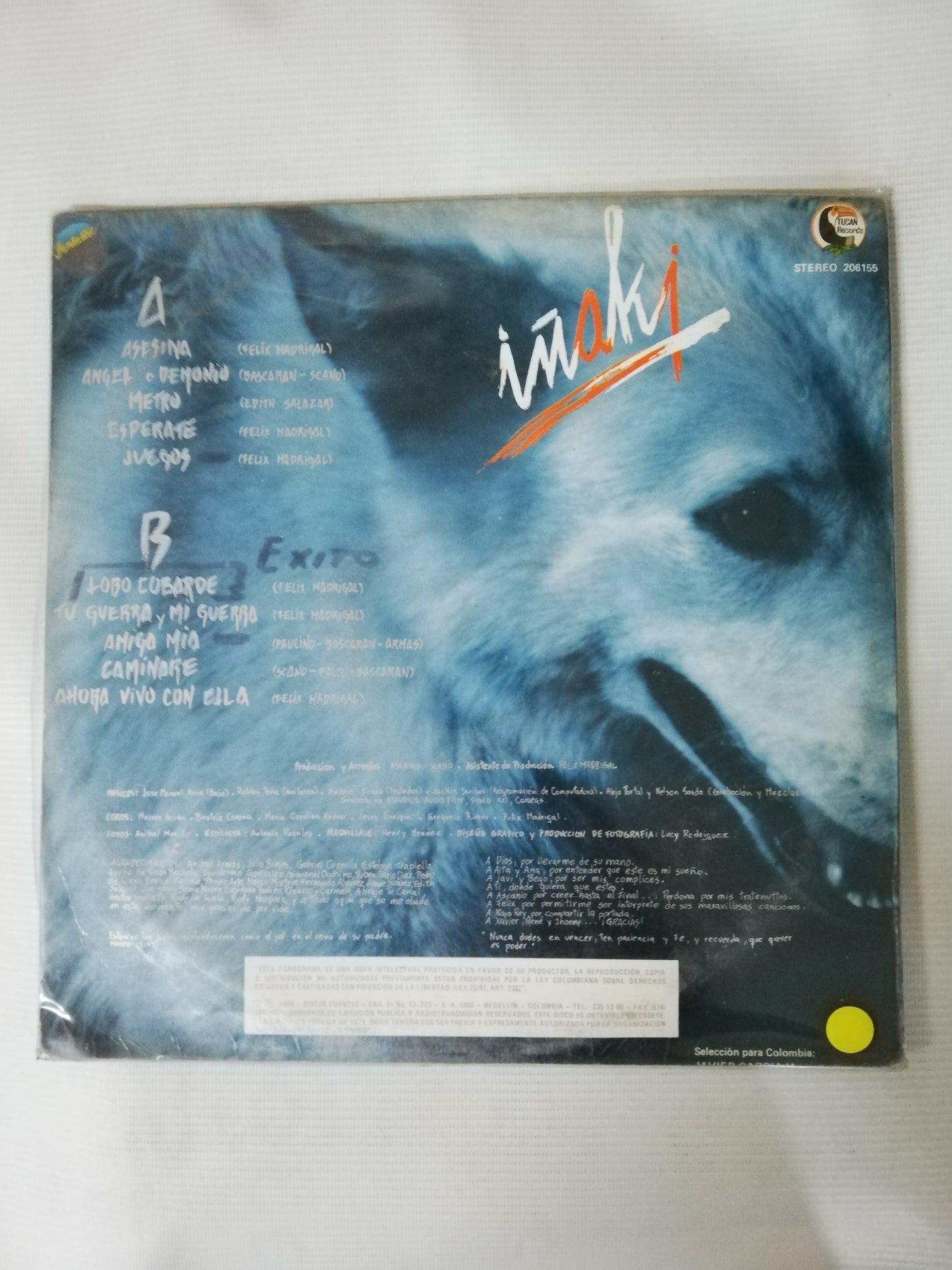 LP IÑAQUI - LOBO COBARDE
