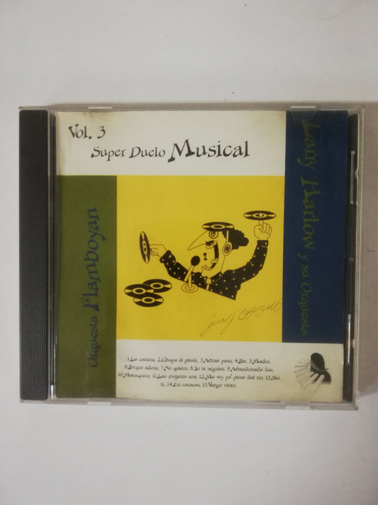 CD ORQUESTA FLAMBOYAN / LARRY HARLOW Y SU ORQUESTA - SUPER DUELO MUSICAL VOL. 3
