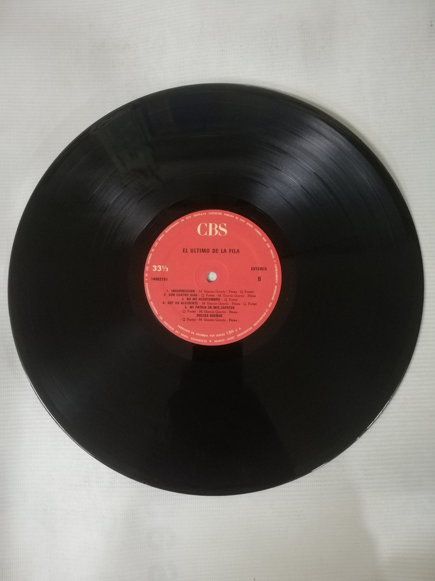 LP EL ULTIMO DE LA FILA - EL ULTIMO DE LA FILA