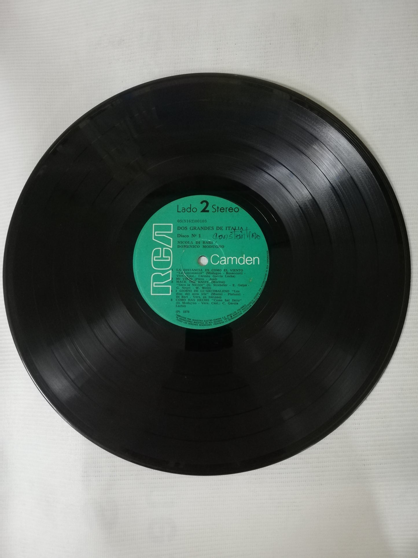 LP NICOLA DI BARI / DOMENICO MODUGNO - DOS GRANDES DE ITALIA - VINYL X 3