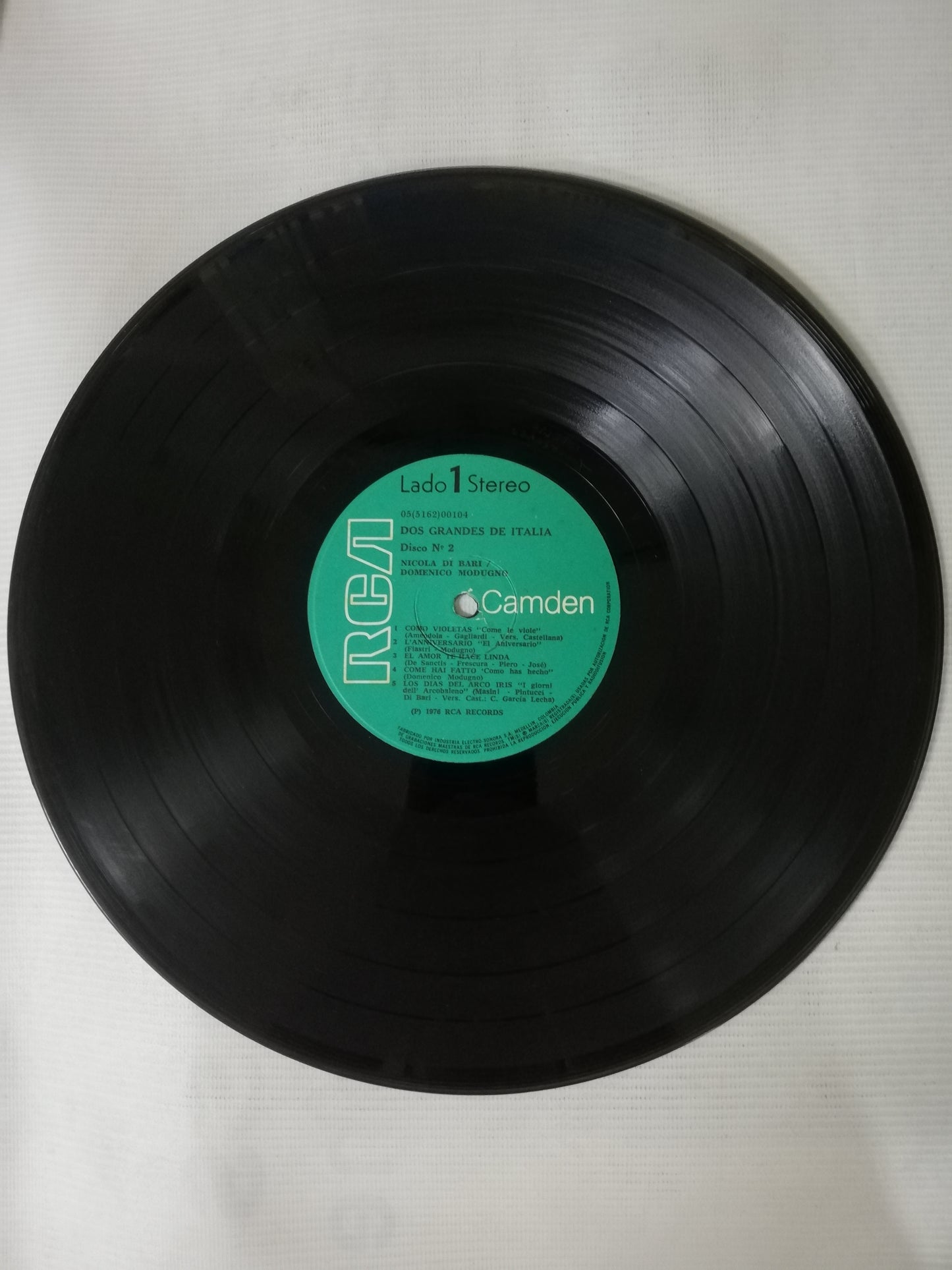 LP NICOLA DI BARI / DOMENICO MODUGNO - DOS GRANDES DE ITALIA - VINYL X 3