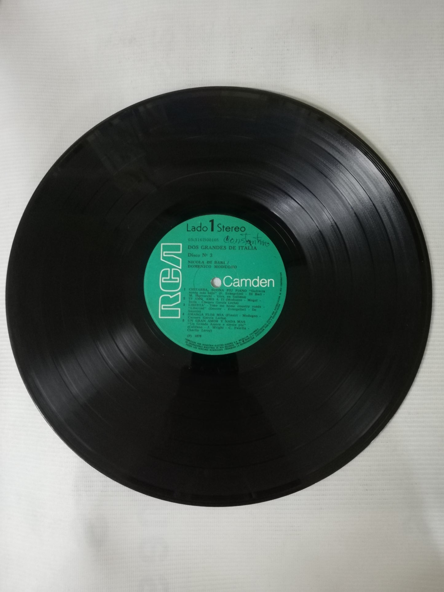 LP NICOLA DI BARI / DOMENICO MODUGNO - DOS GRANDES DE ITALIA - VINYL X 3