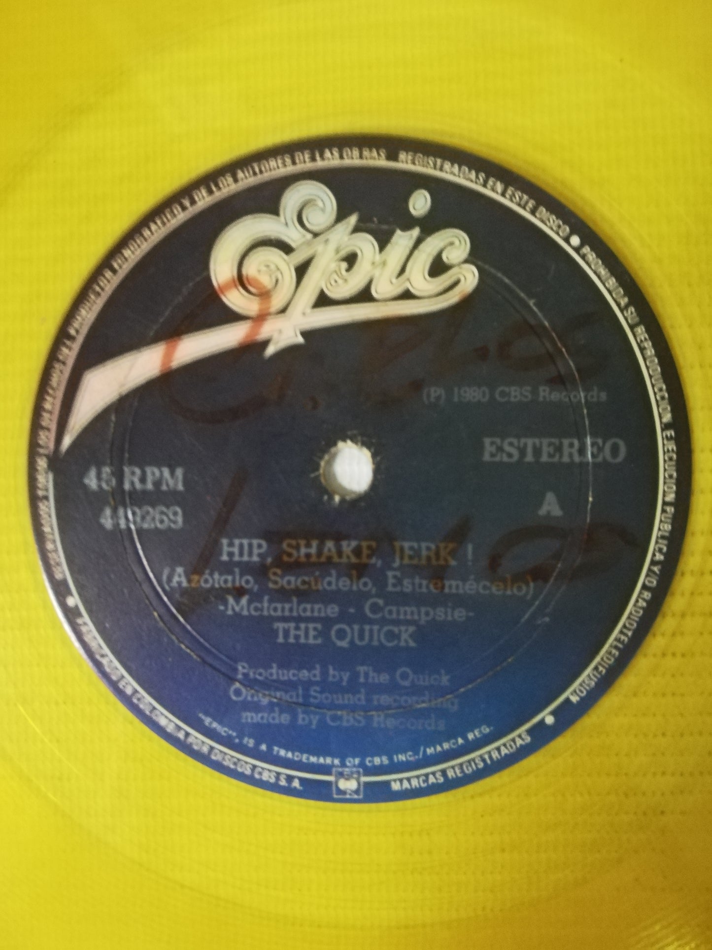 LP THE QUICK - HIP, SHAKE, JERK! / YOUNG MEN DRIVE FAST