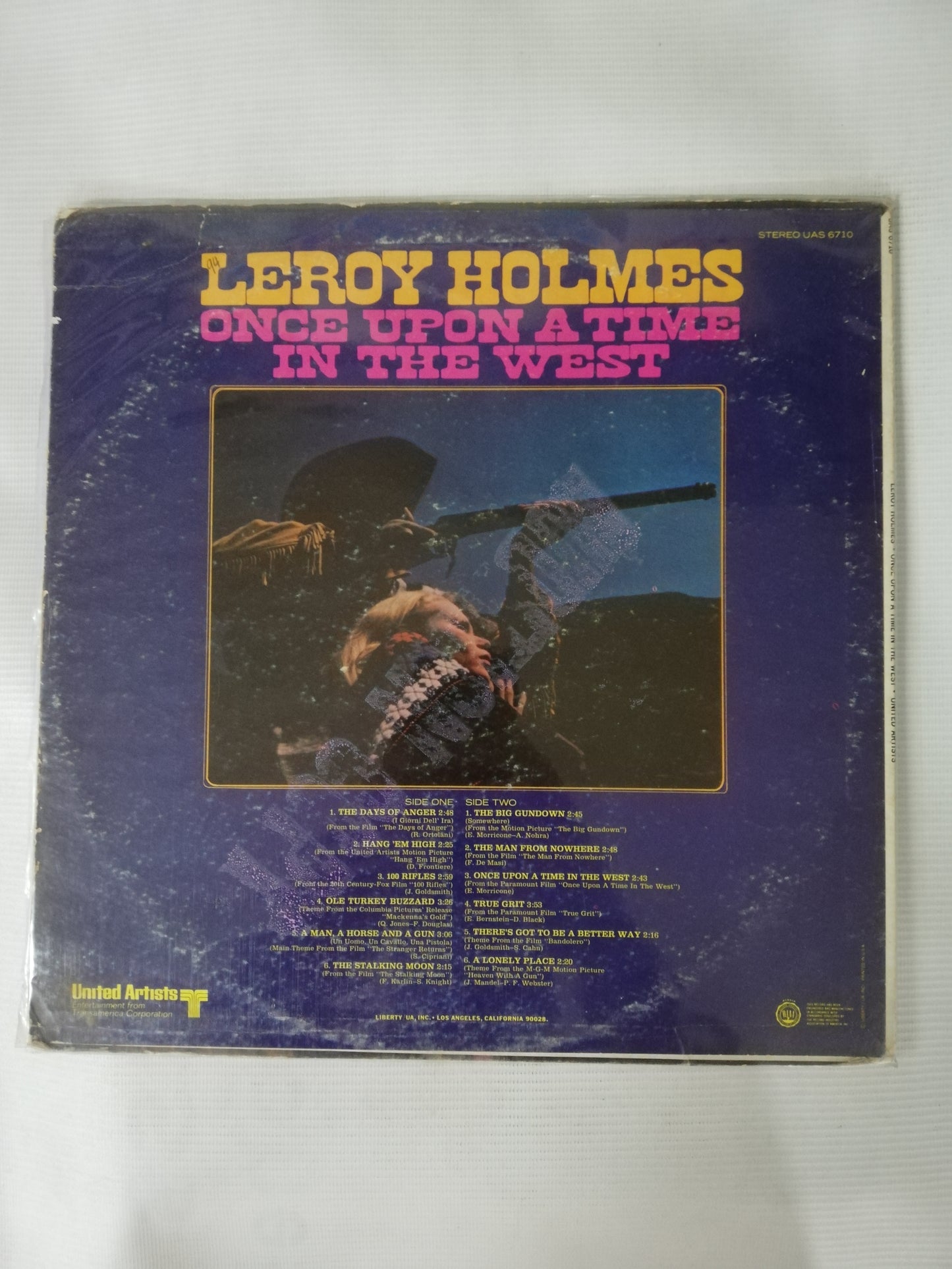 LP LEROY HOLMES - ONCE UPON A TIME IN THE WEST