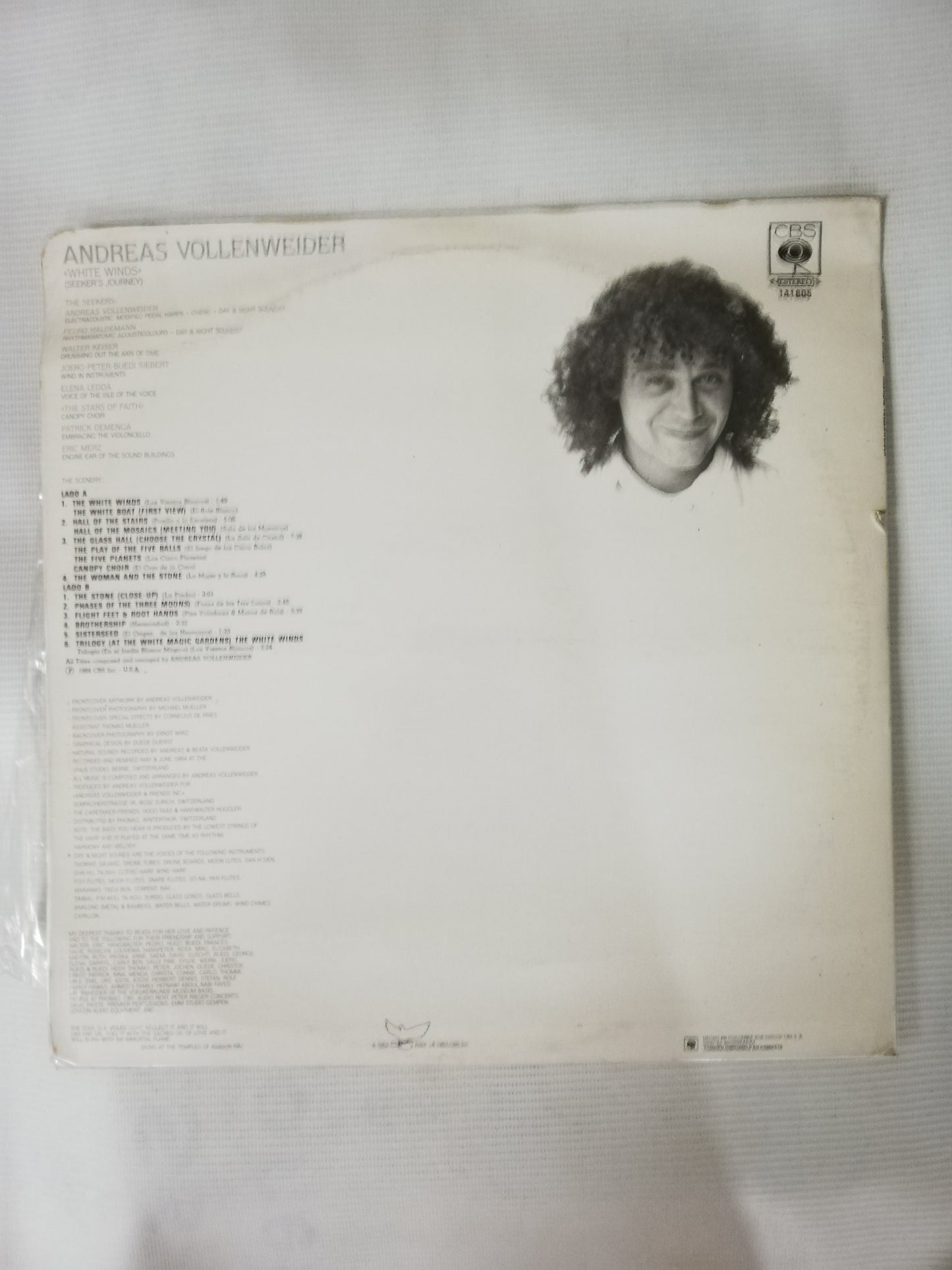 LP ANDREAS VOLLENWEIDER - WHITE WINDS