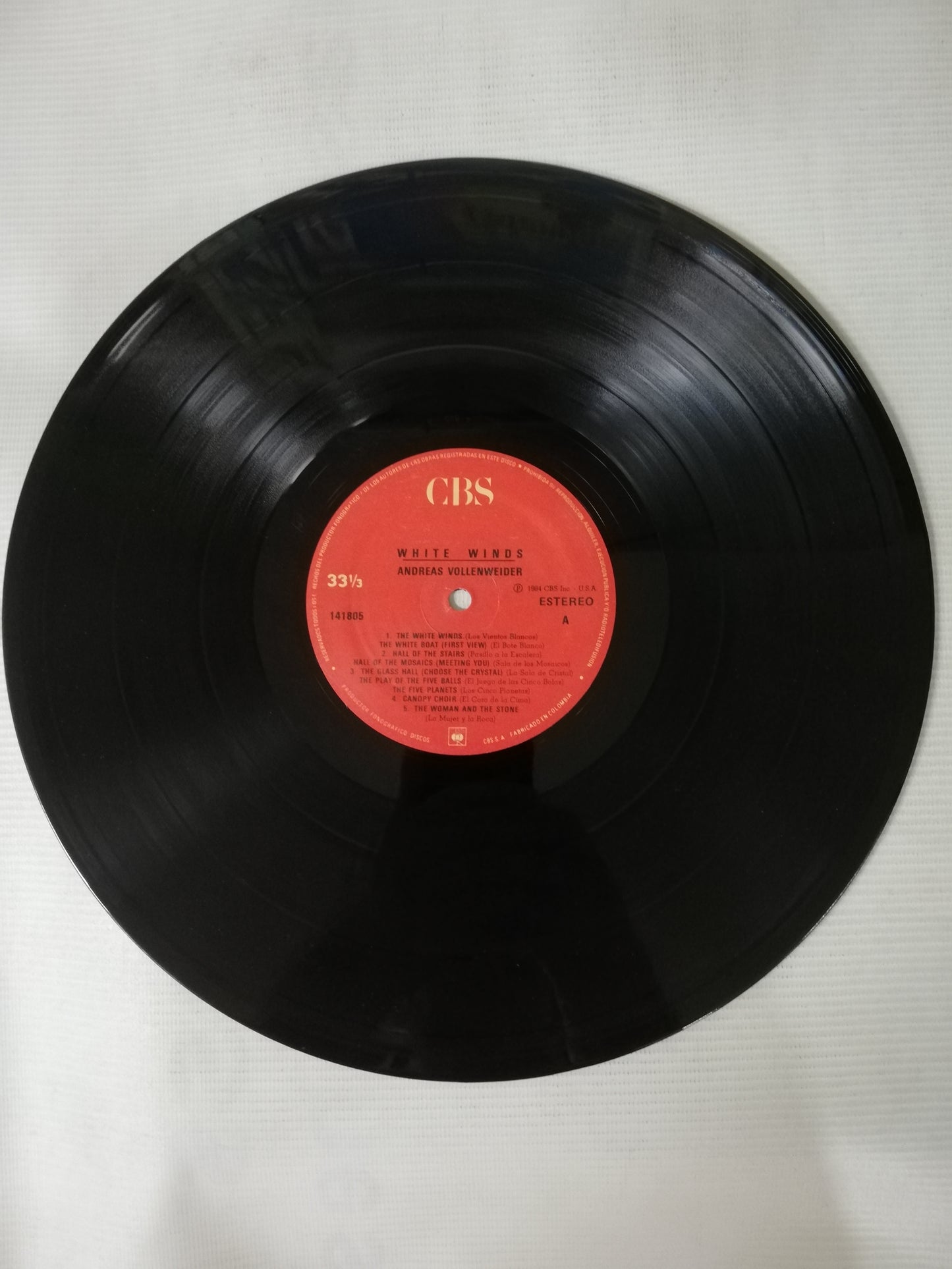 LP ANDREAS VOLLENWEIDER - WHITE WINDS
