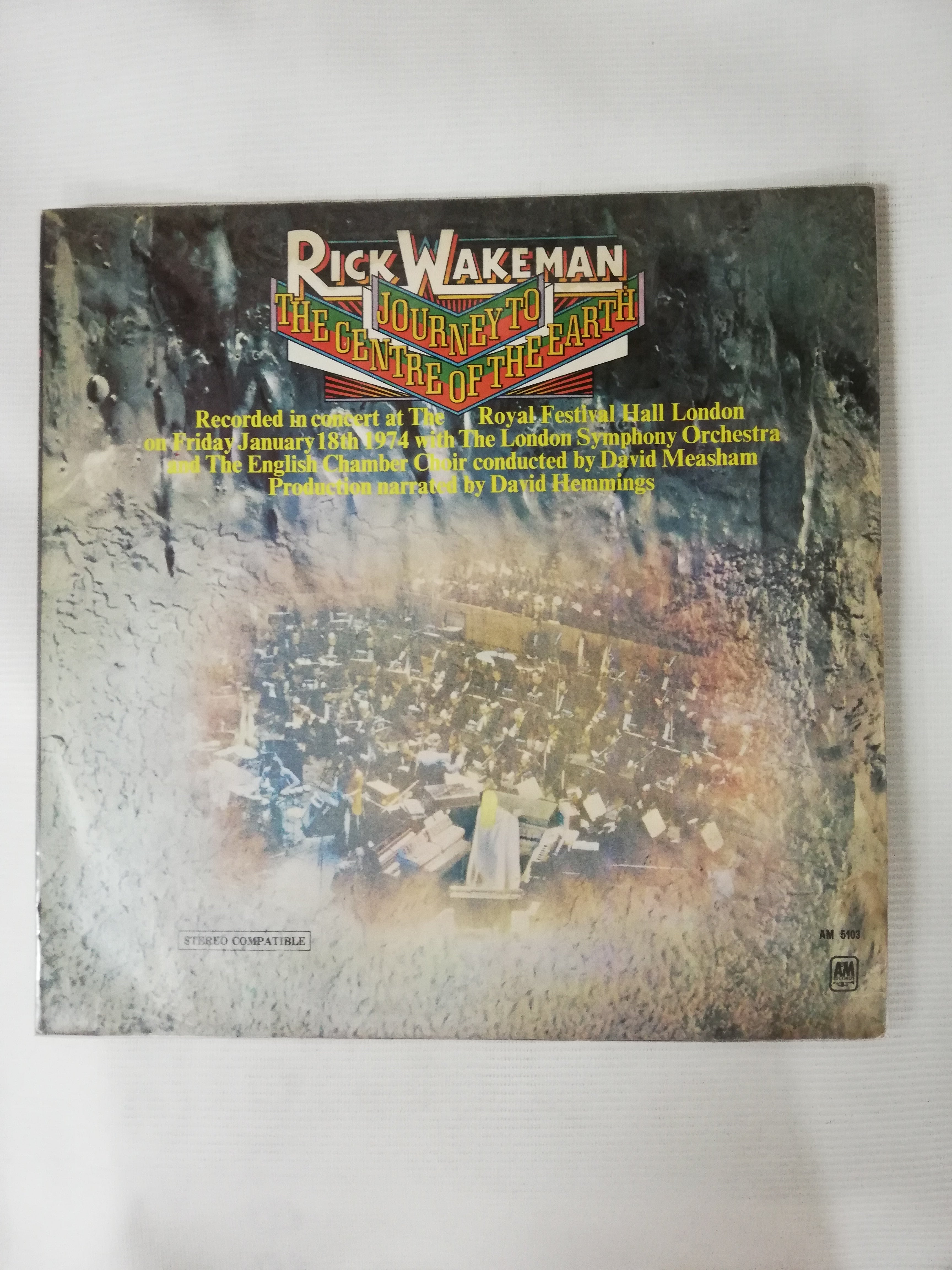 LP RICK WAKERMAN - JOURNEY TO THE CENTRE OF THE EARTH – Música Para ...