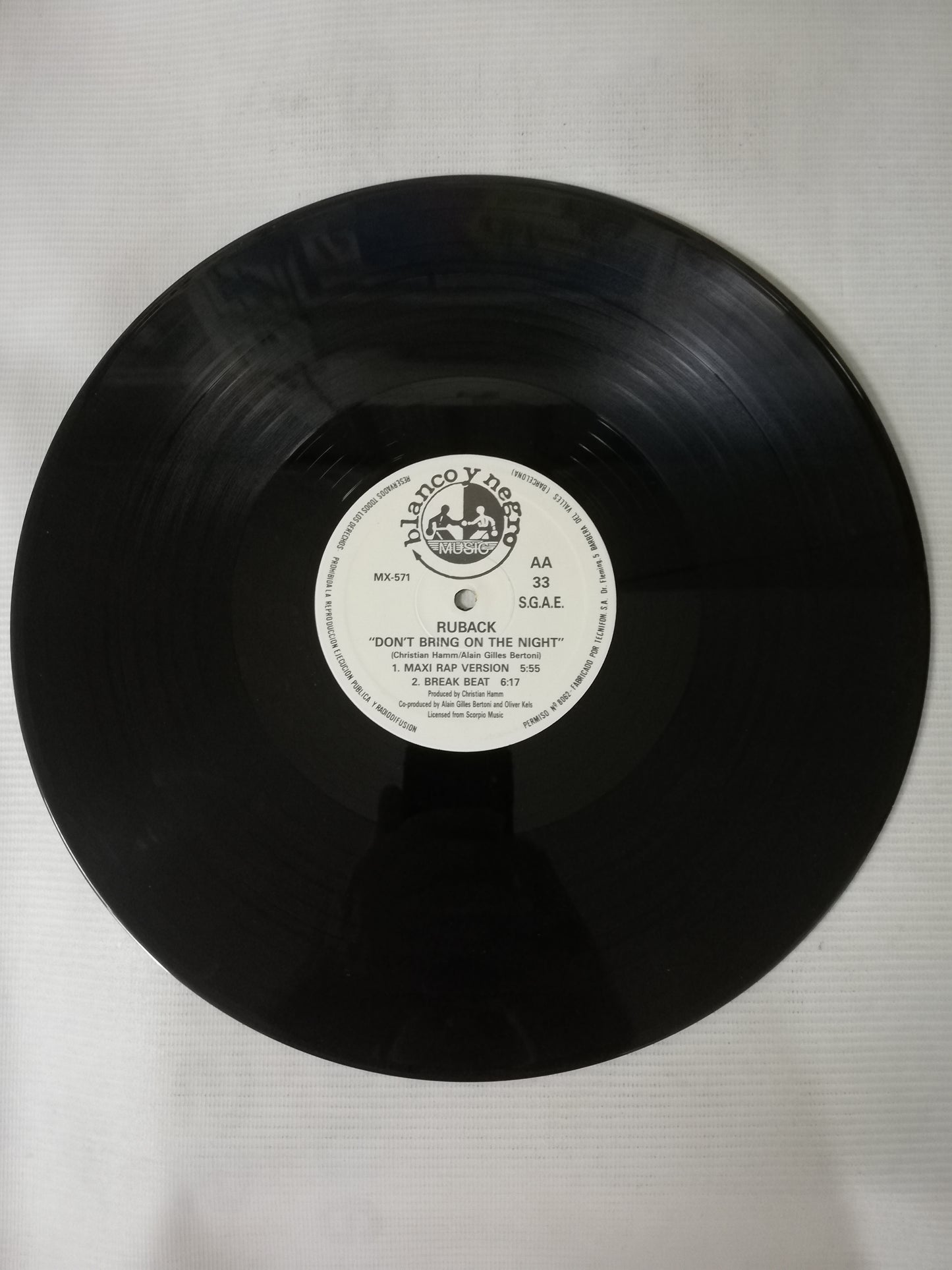 LP RUBACK - DON´T BRING ON THE NIGHT