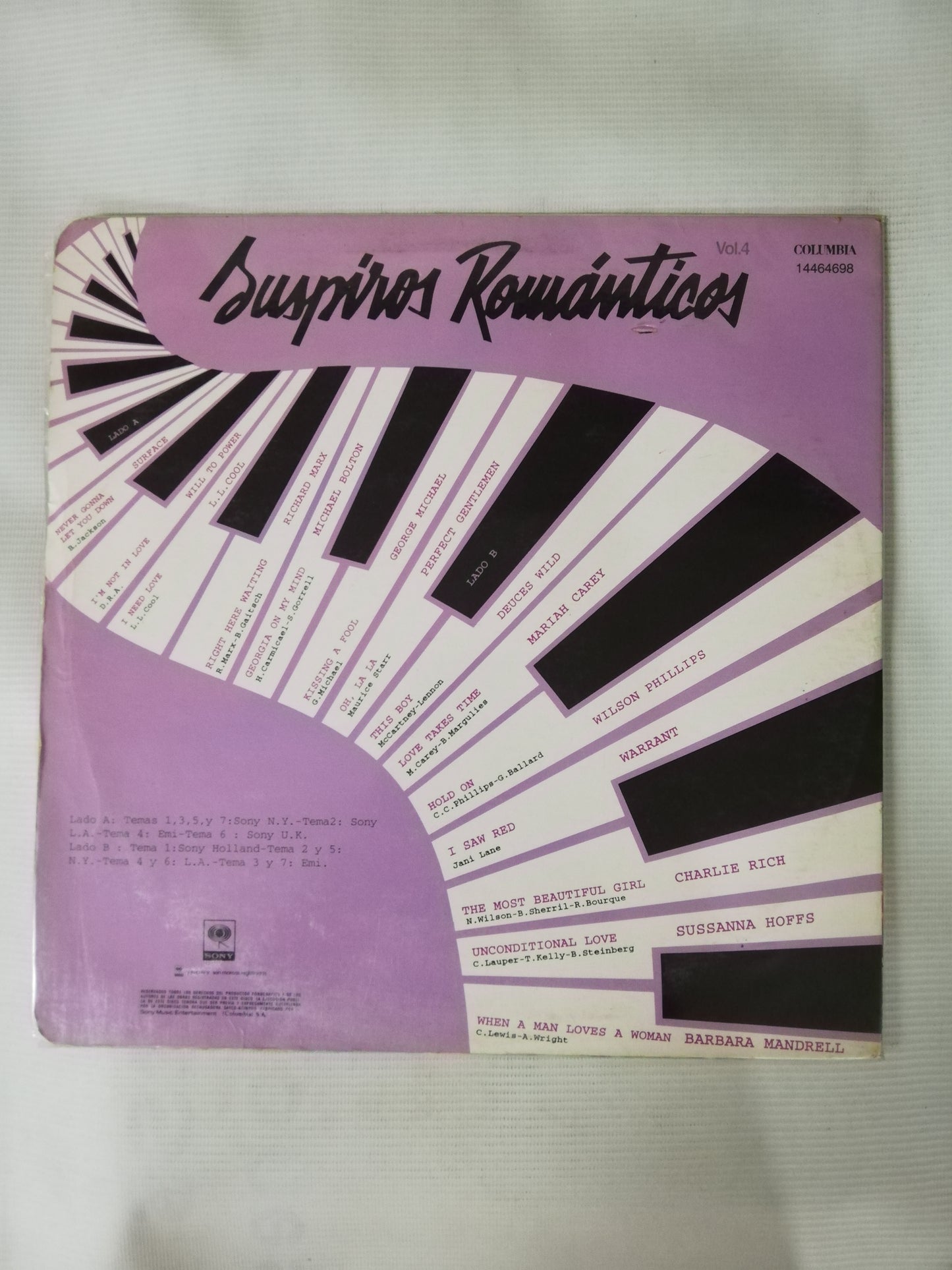 LP SUSPIROS ROMÁNTICOS - SUSPIROS ROMÁNTICOS VOL. 4