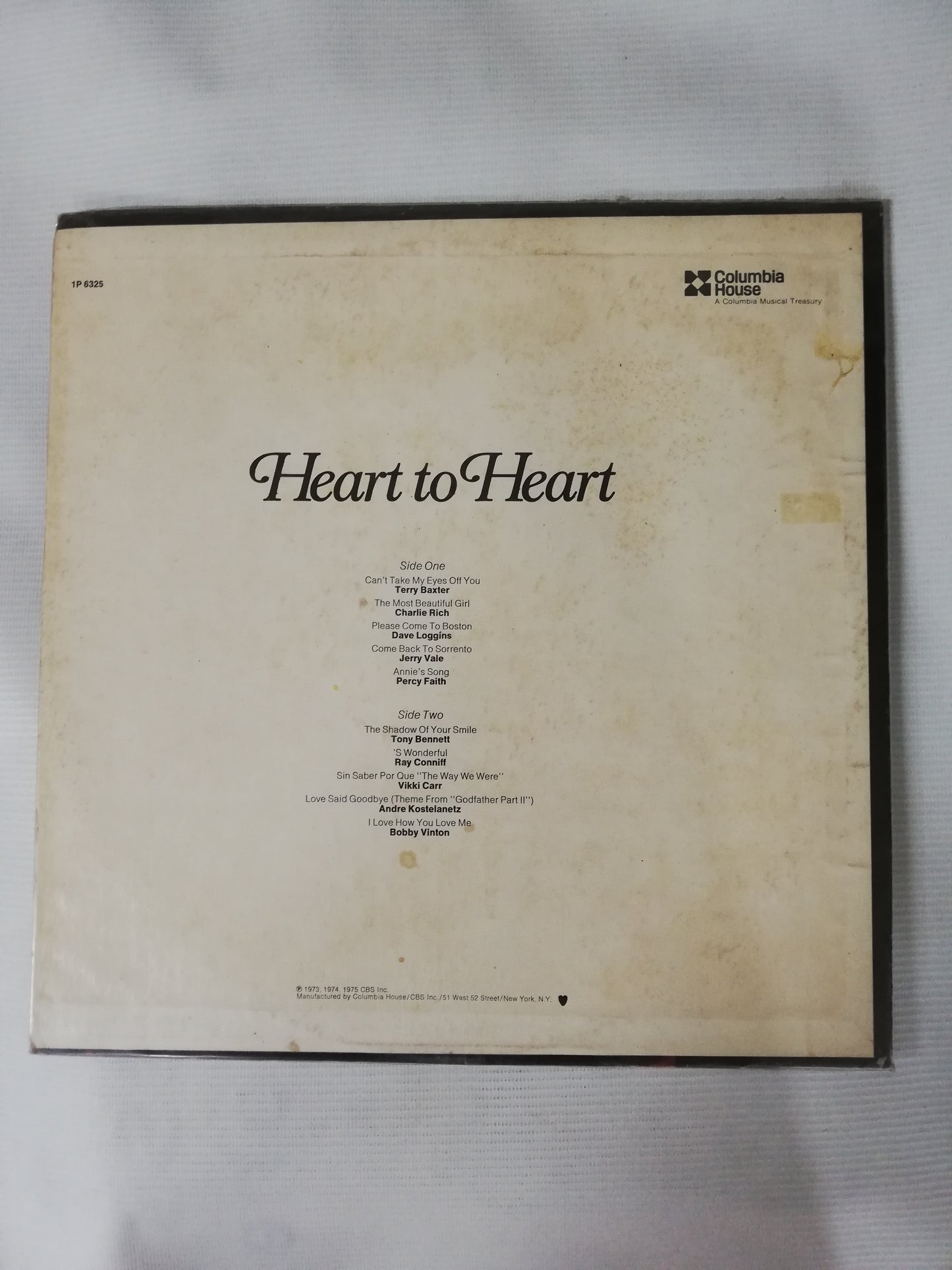 LP HEART TO HEART - POP COMPILATION