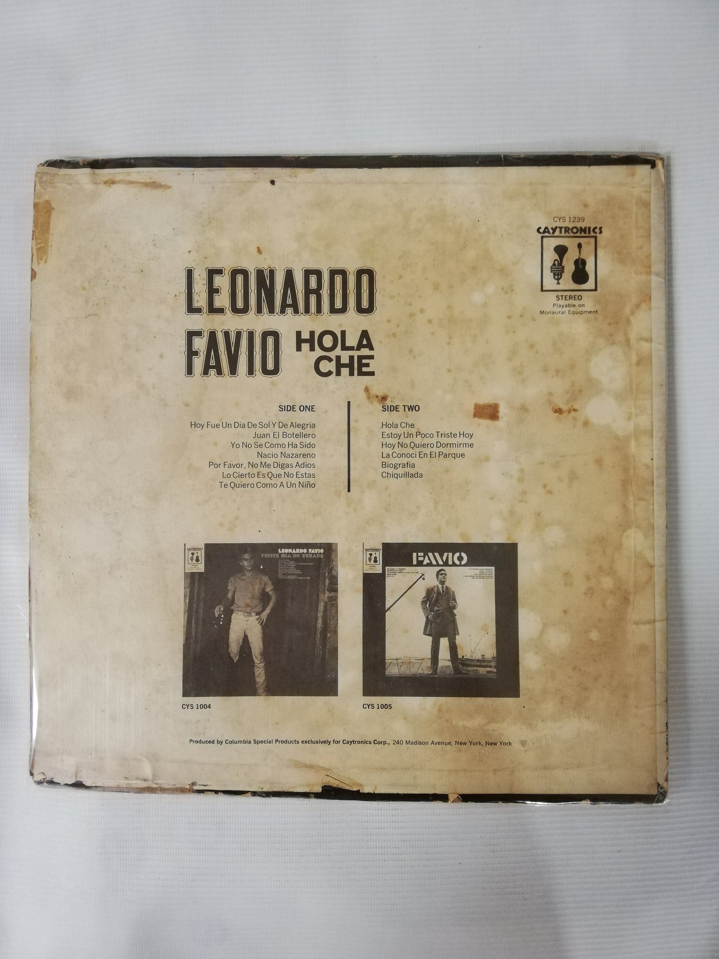 LP LEONARDO FAVIO - HOLA CHE