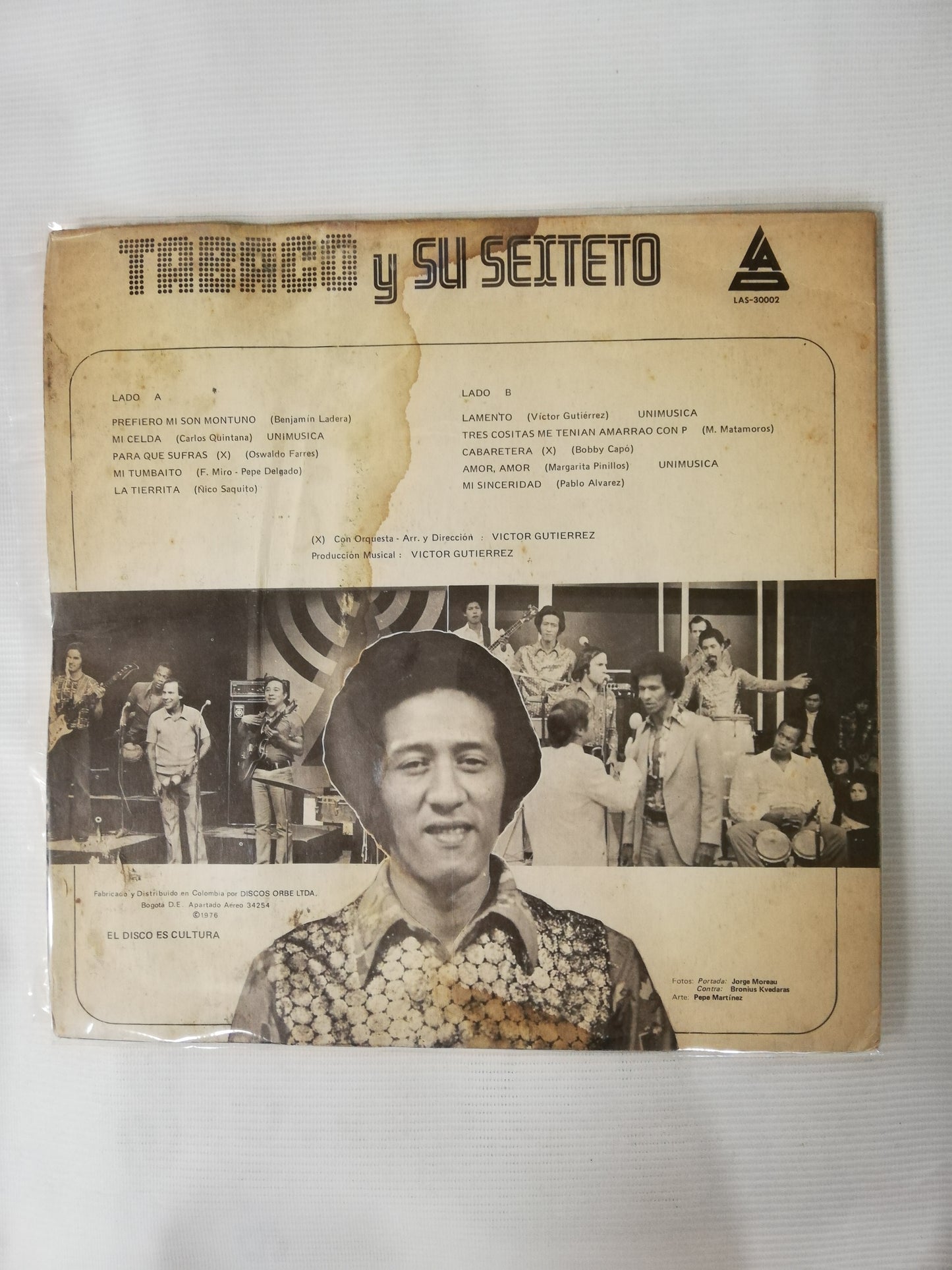LP TABACO Y SU SEXTETO - TABACO Y SU SEXTETO