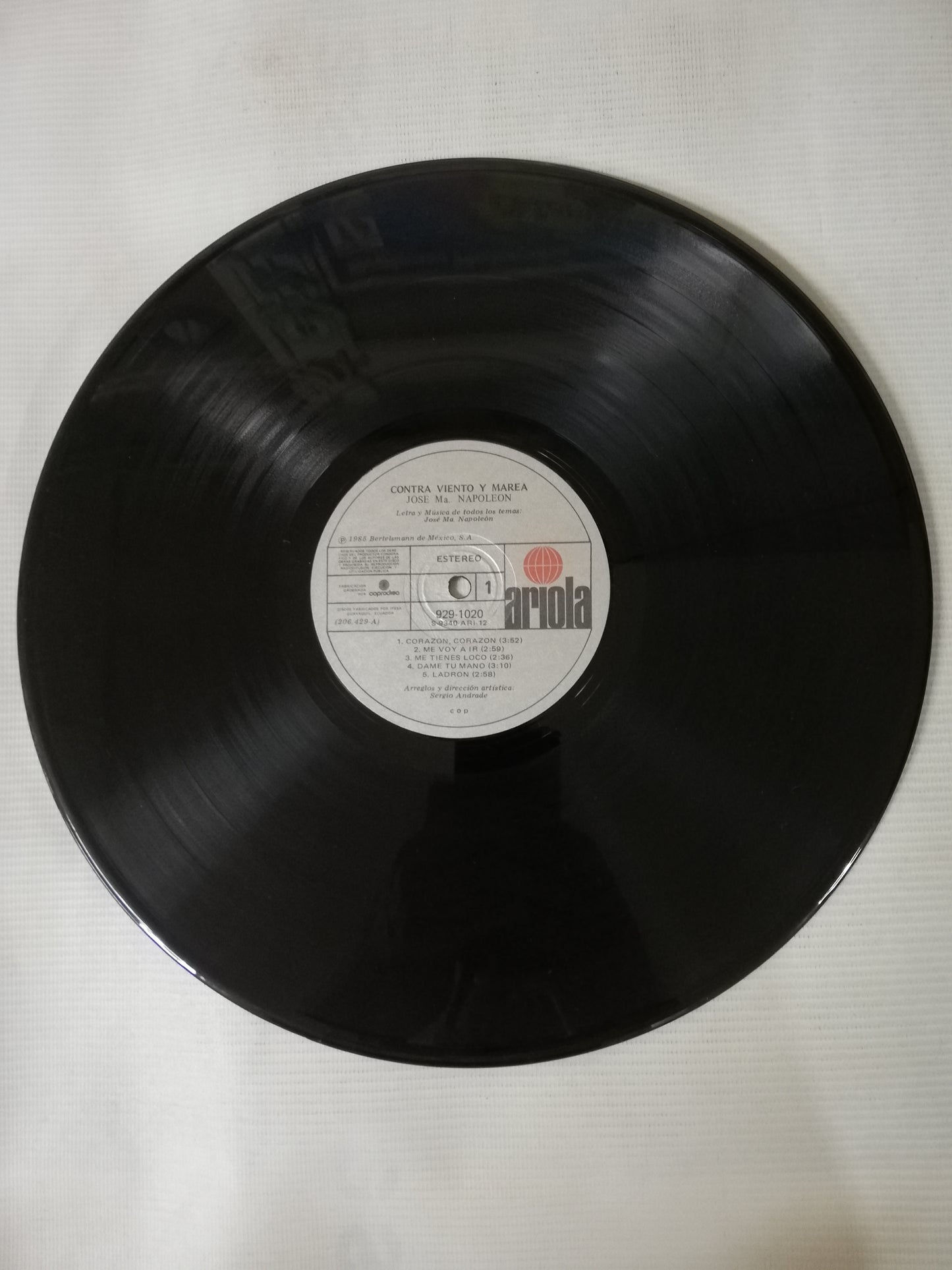 LP JOSÉ MARIA NAPOLEÓN - CONTRA VIENTO Y MAREA