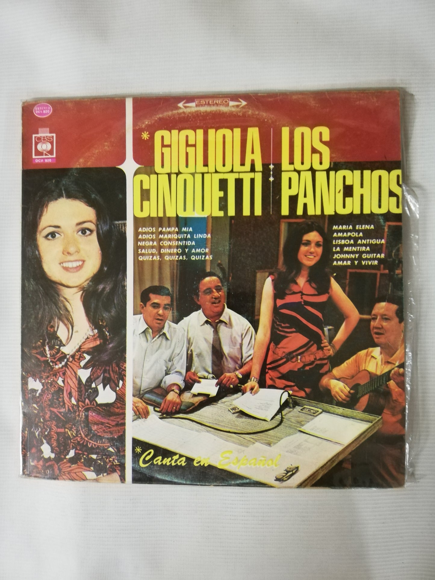 LP GIGLIOLA CINQUETTI Y LOS PANCHOS - CANTA EN ESPAÑOL