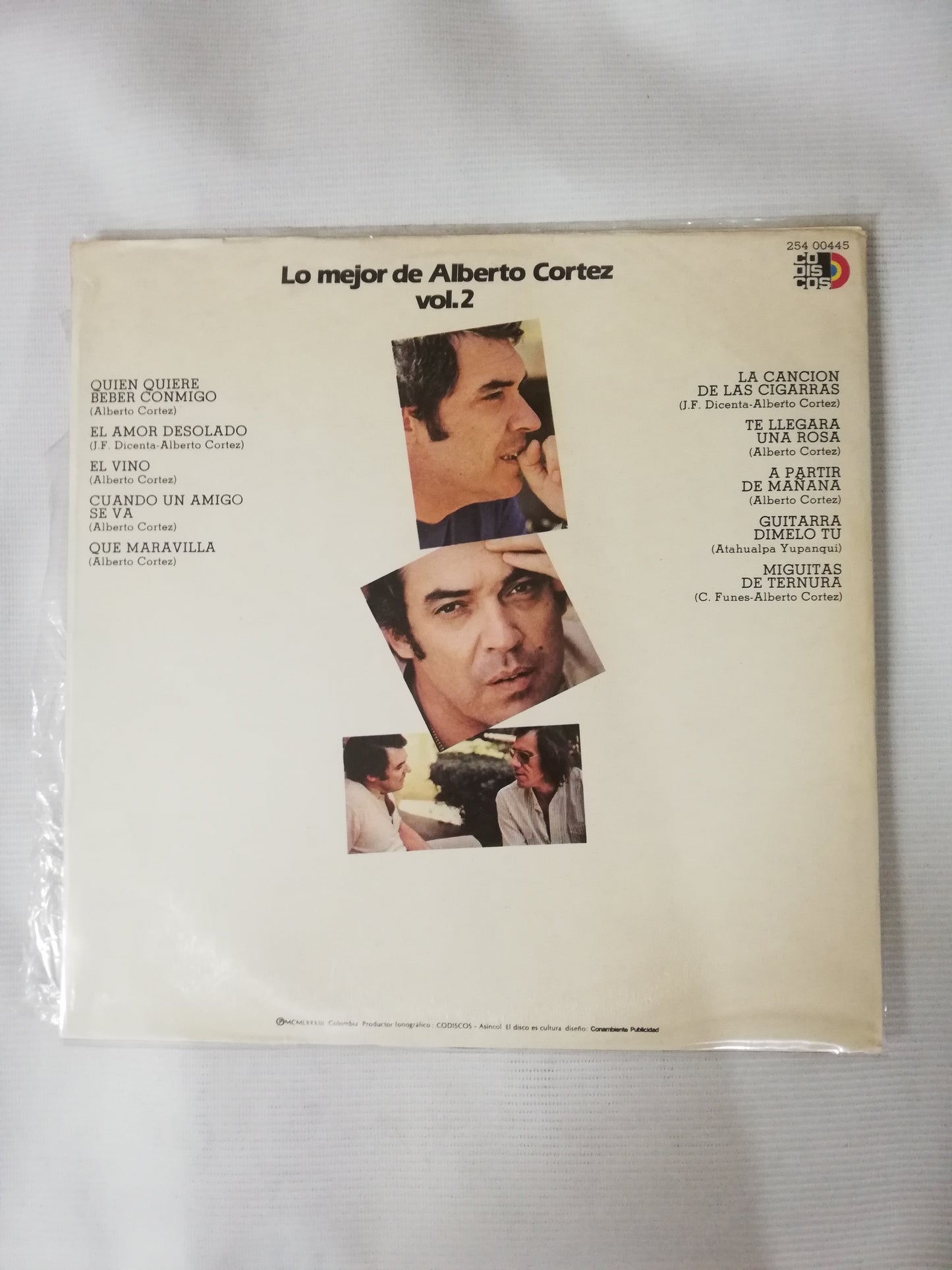 LP ALBERTO CORTEZ - LO MEJOR DE ALBERTO CORTEZ VOL. 2