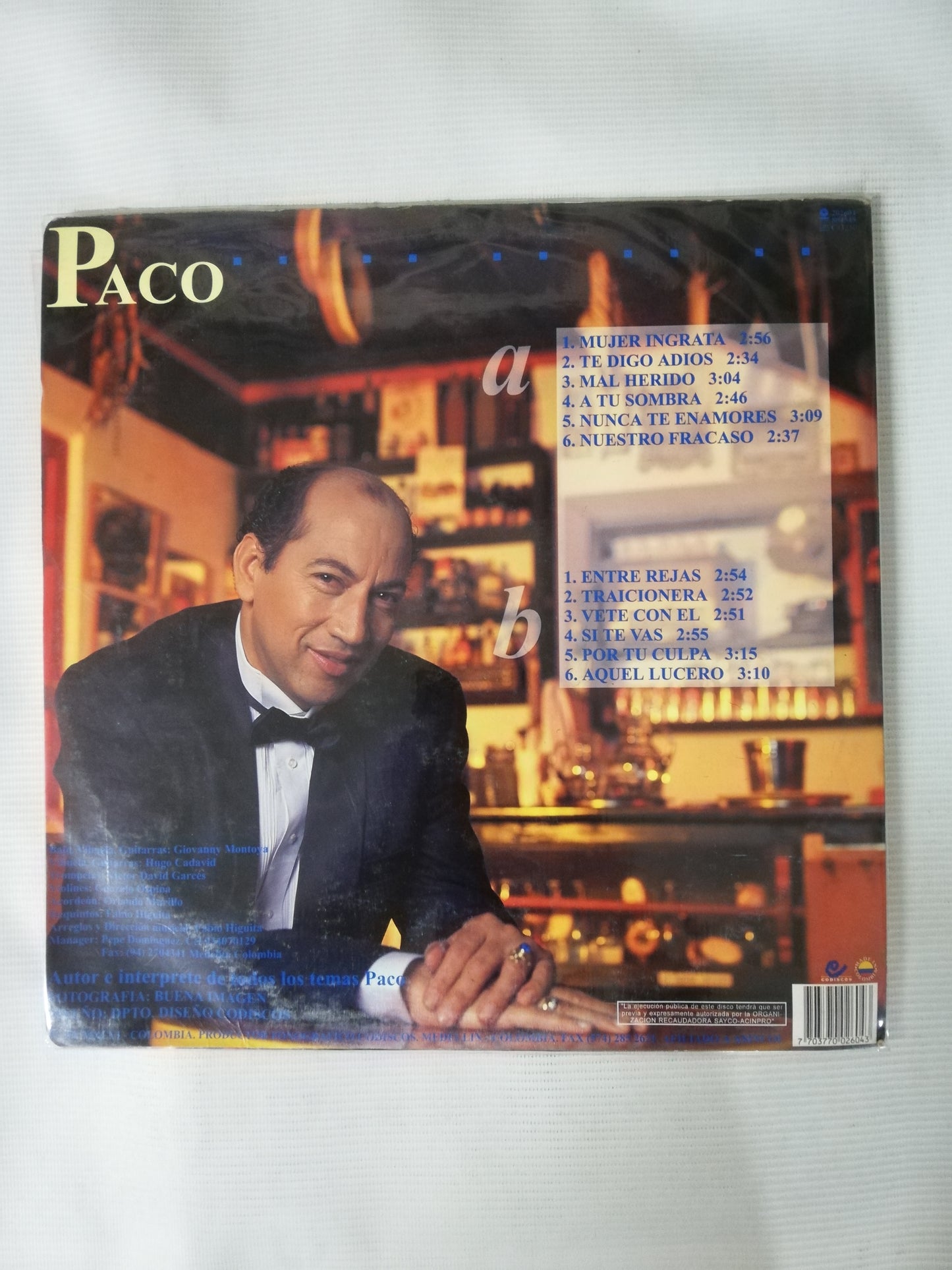 LP PACO DE AMERICA - CON MIS PENAS