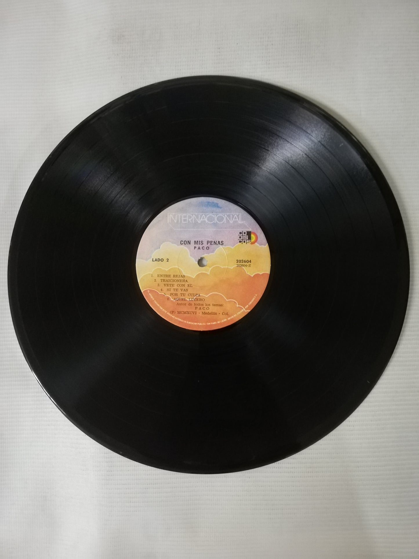LP PACO DE AMERICA - CON MIS PENAS