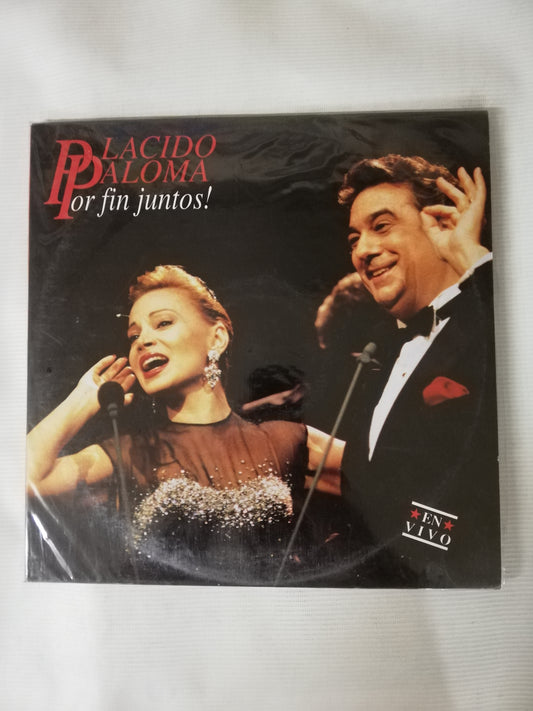 LP PLACIDO DOMINGO Y PALOMA SAN BASILIO - POR FIN JUNTOS - VINYL X 2