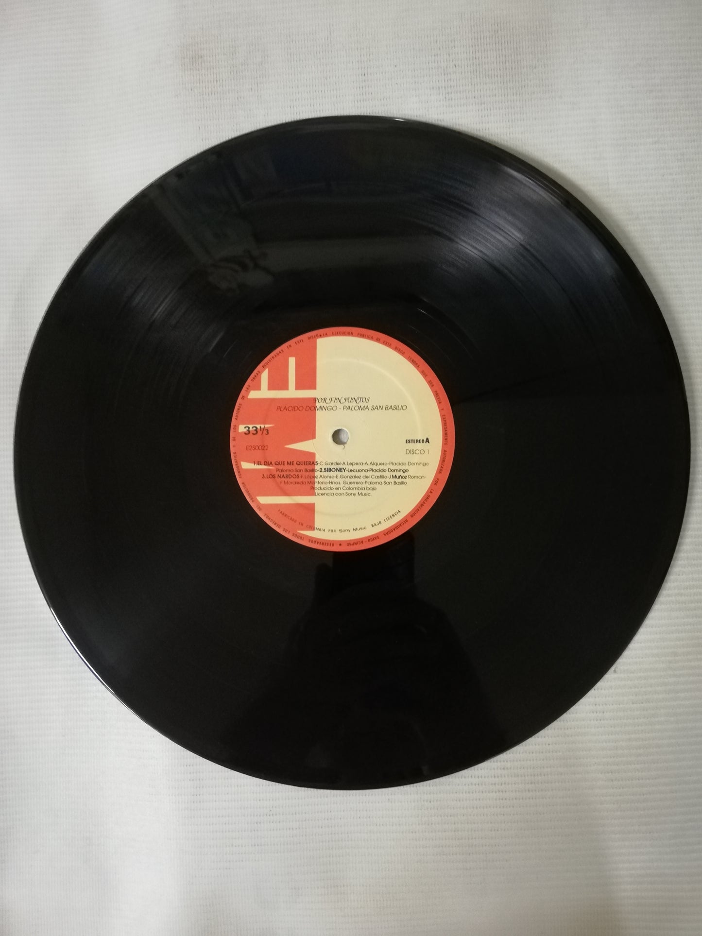 LP PLACIDO DOMINGO Y PALOMA SAN BASILIO - POR FIN JUNTOS - VINYL X 2