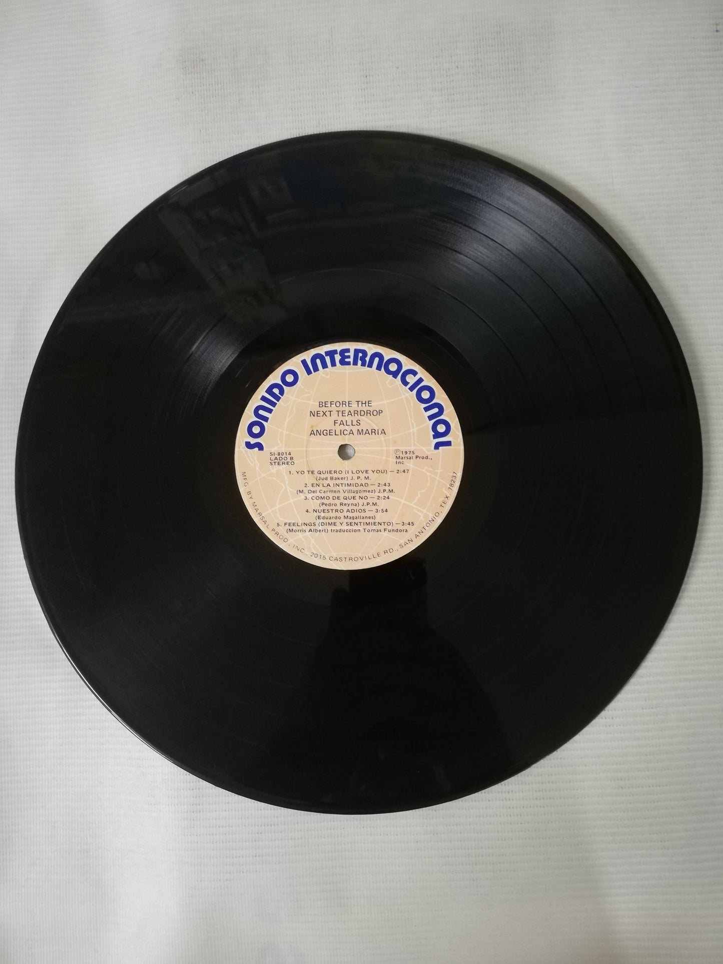 LP ANGELICA MARIA - BEFORE THE NEXT TEARDROP FALLS